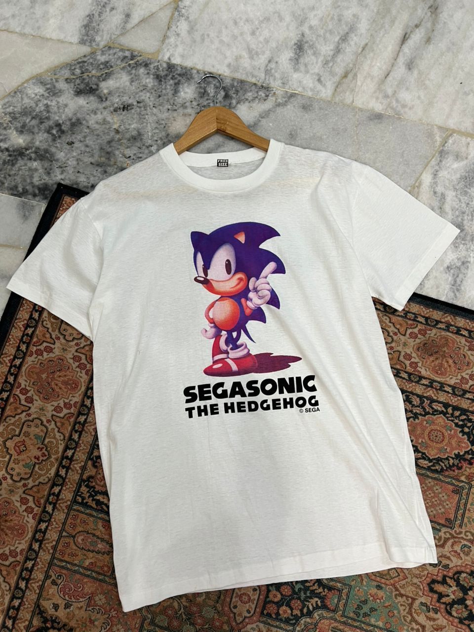 Cartoon Network Vintage 1990’s SEGASONIC THE HEDGEHOG shirt Size US L / EU 52-54 / 3 - 1 Thumbnail