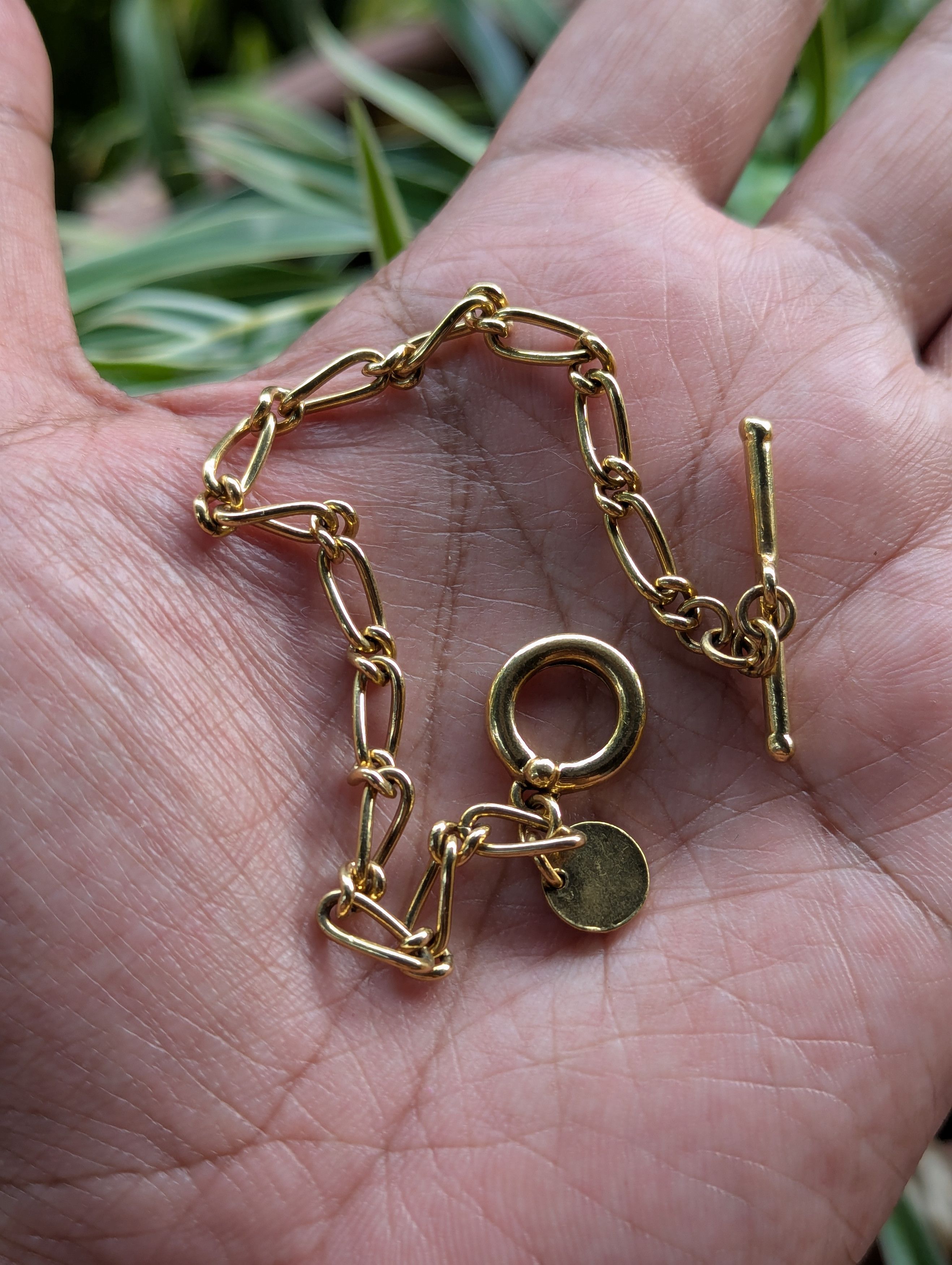 Jewelry Philippe Audibert Paris Gold Chain Bracelet Size ONE SIZE - 4 Thumbnail
