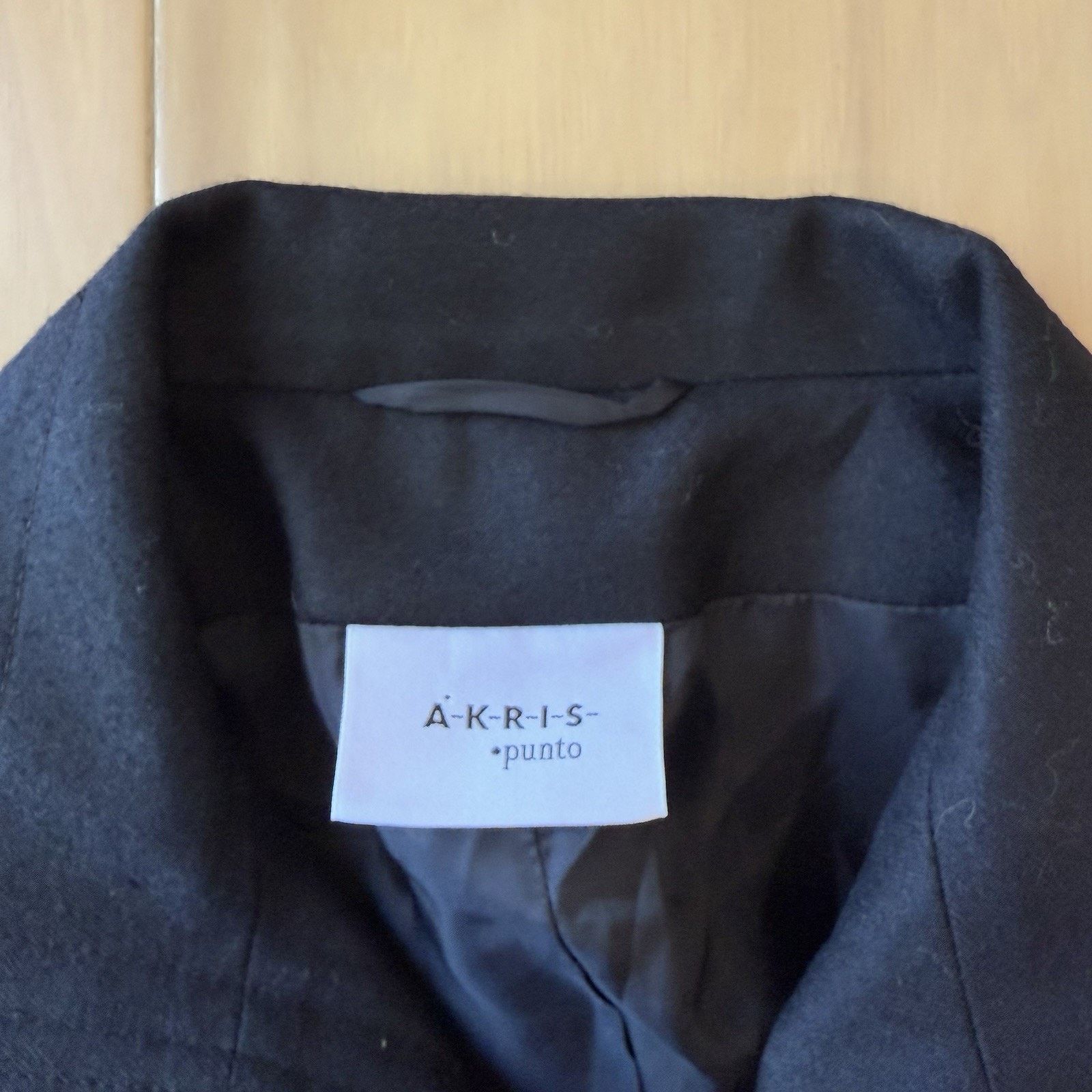 Akris Akris Punto Wool Coat Women's 10 Black Full Zip Minimalist Size L / US 10 / IT 46 - 8 Thumbnail