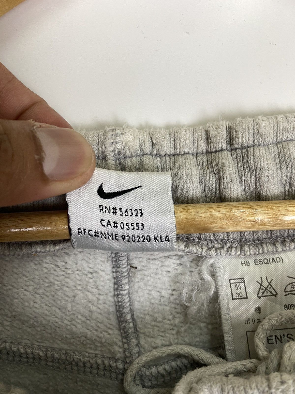 Nike × Vintage 90s Vintage Nike Sweatpants Swoosh Size US 34 / EU 50 - 11 Thumbnail