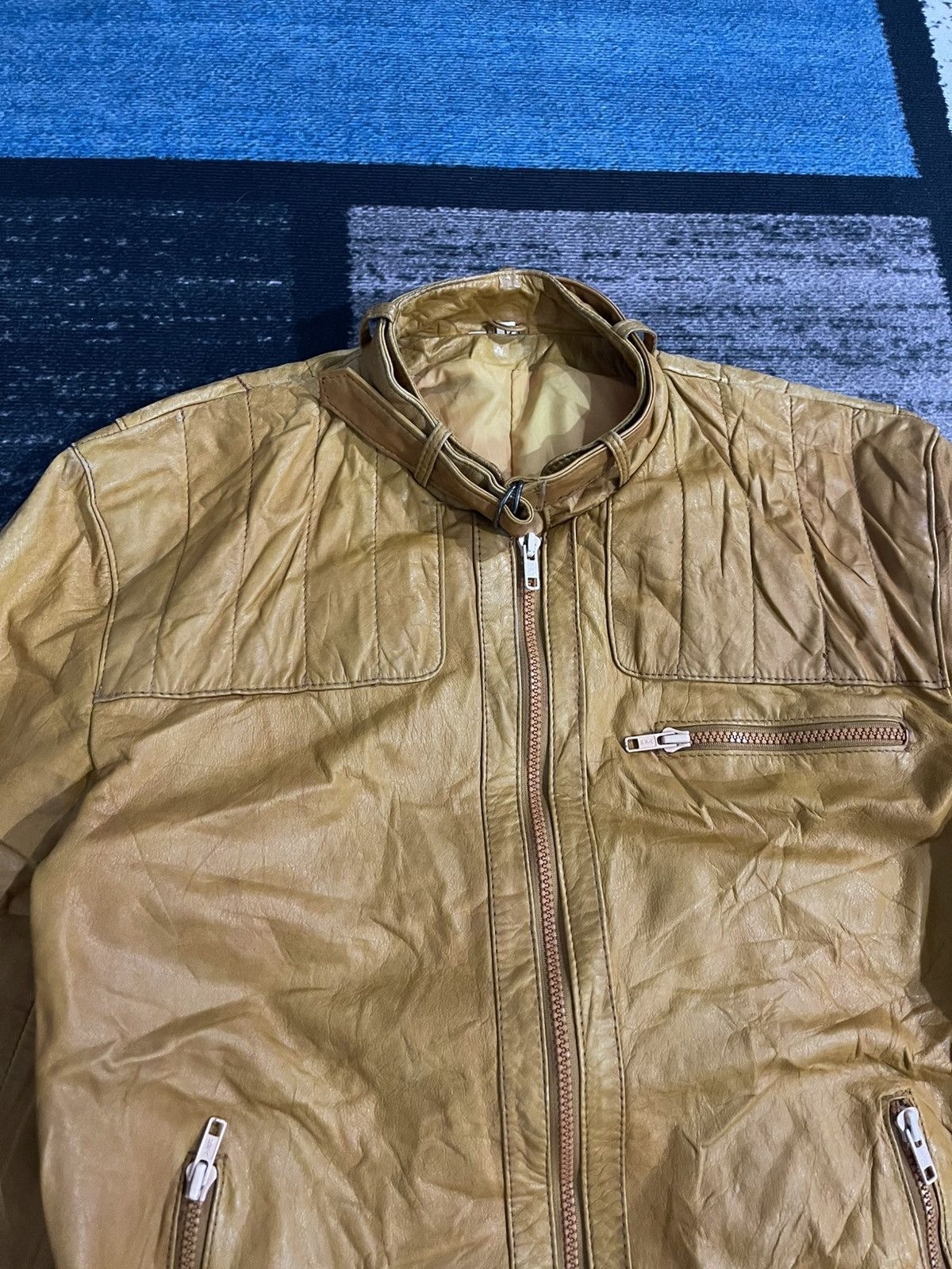 Vintage Vintage Unbrand Cow Leather Jacket Size US L / EU 52-54 / 3 - 8 Thumbnail