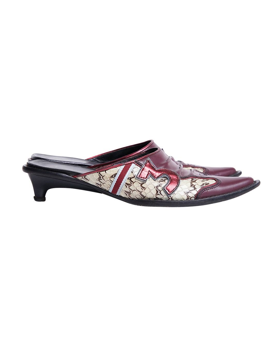 Miu Miu Miu Miu S/S2000 Number "3" Pointy Mules Size US 6 / IT 36 - 3 Thumbnail