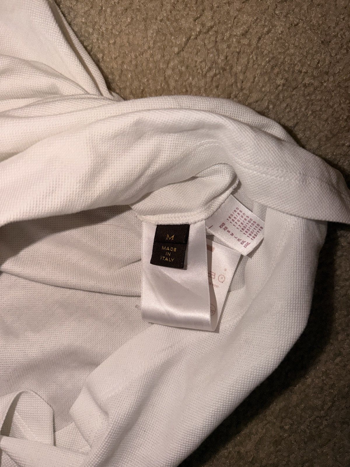Louis Vuitton Louis Vuitton LV Logo Polo Shirt White Size Medium Size US M / EU 48-50 / 2 - 3 Thumbnail
