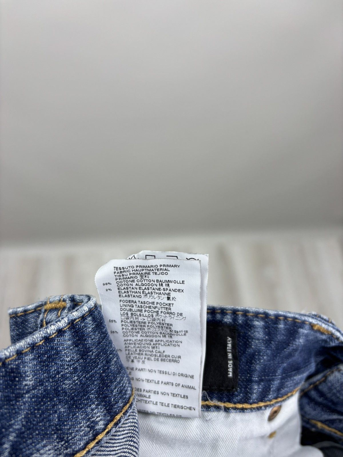 Dsquared2 Mens jeans Dsquared2 Size 48 Color Blue Size US 32 / EU 48 - 8 Thumbnail