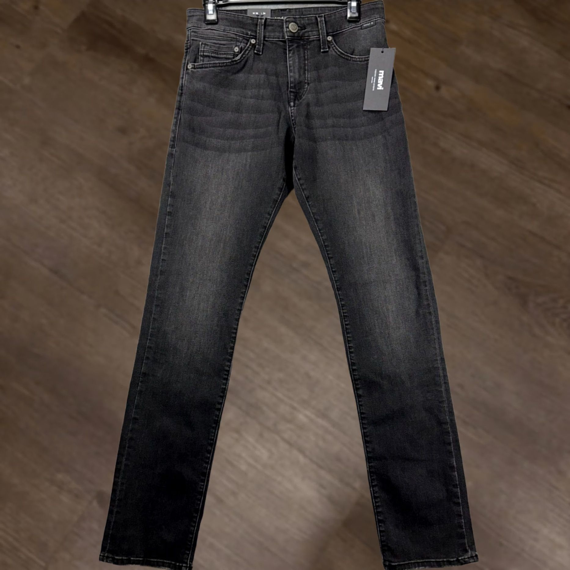 Vintage Mavi Matt Jeans Mens 28X34 Charcoal Grey Relaxed Straight Leg Denim Pants Size US 28 / EU 44 - 1 Thumbnail