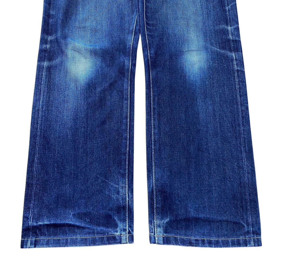 Uniqlo Uniqlo Whiskered Blue Wash Style Straight Leg Jeans Size US 34 / EU 50 - 5 Thumbnail