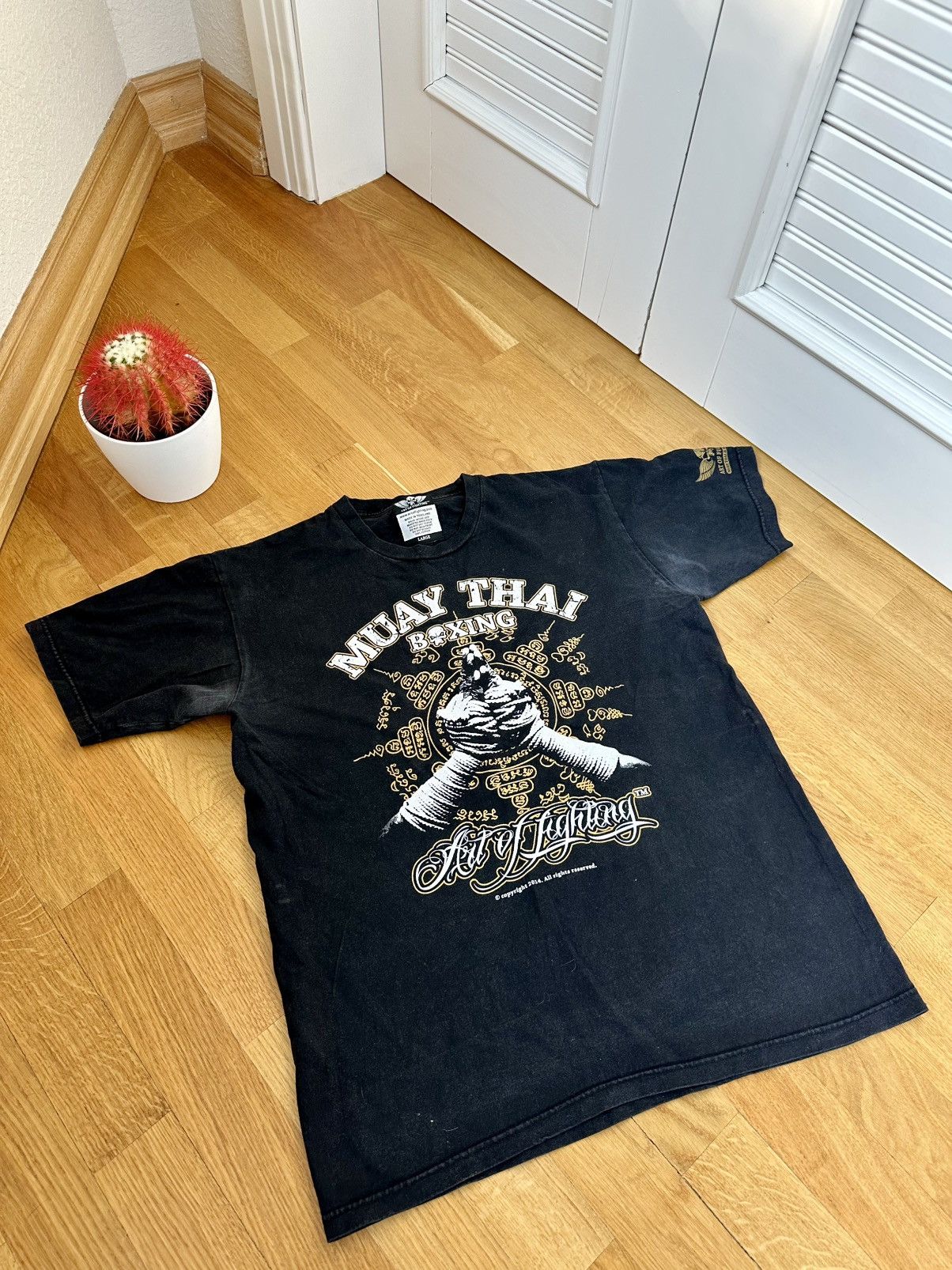 Vintage Vintage Muai Thai “Boxing” T-shirt Size US L / EU 52-54 / 3 - 1 Thumbnail