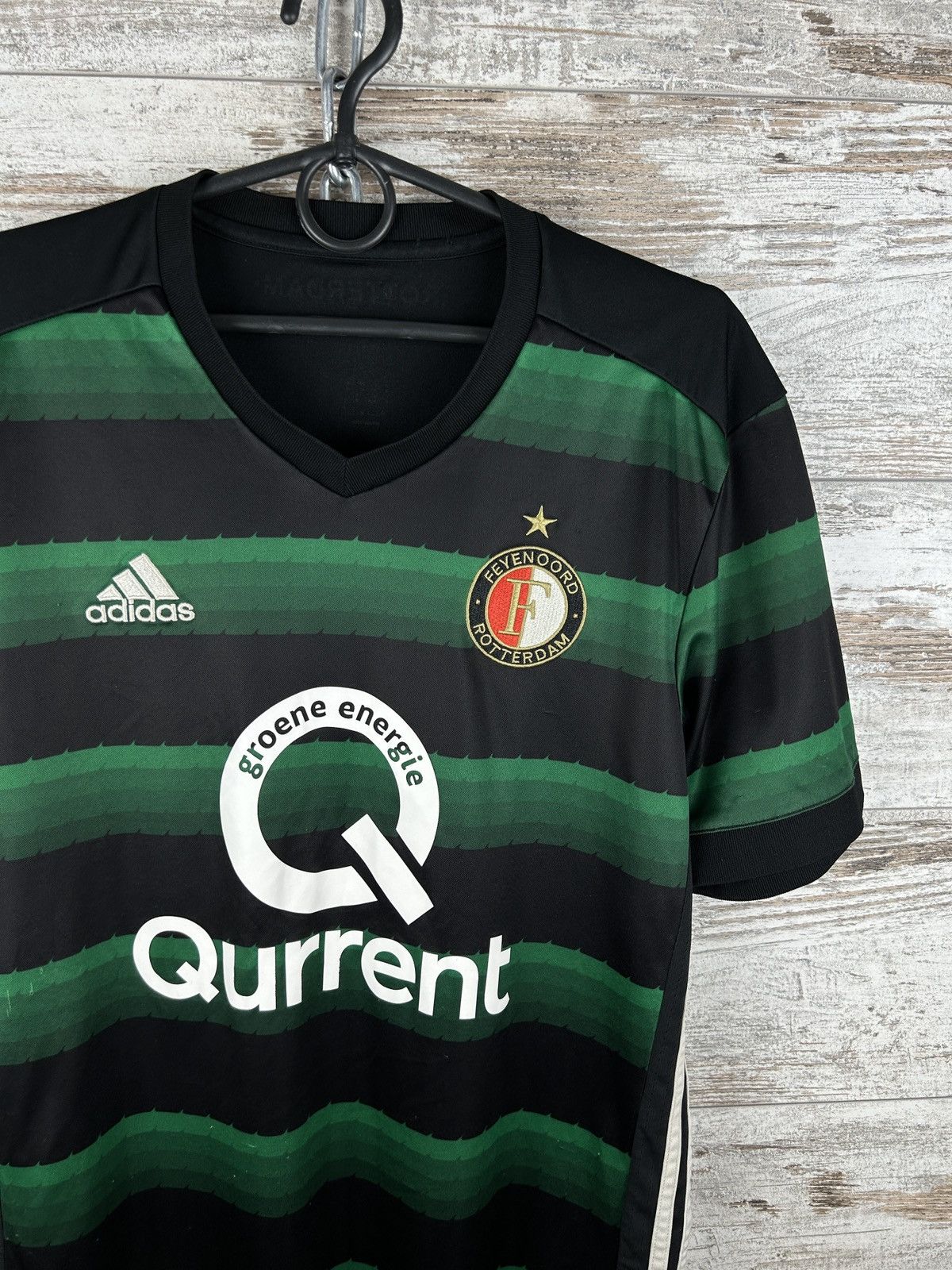 Adidas × Vintage Mens Vintage Adidas Feyenoord Rotterdam FC T-shirt soccer Size US M / EU 48-50 / 2 - 3 Thumbnail