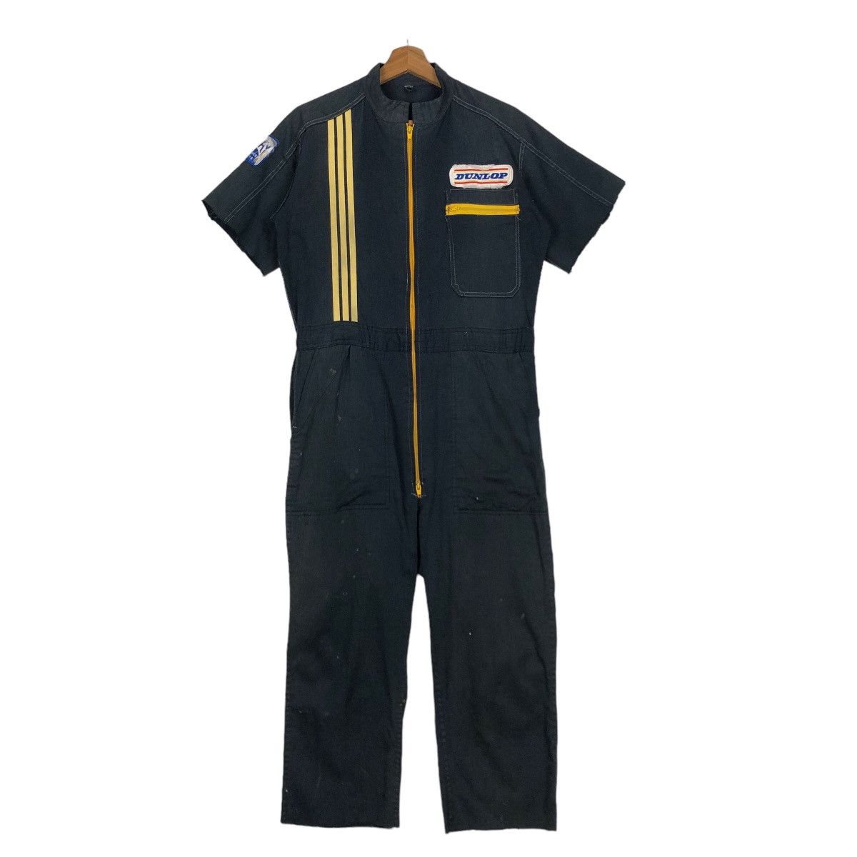 Other 🔥90’s Vintage Overall Racing Sports Dunlop Workers Size US 32 / EU 48 - 1 Thumbnail