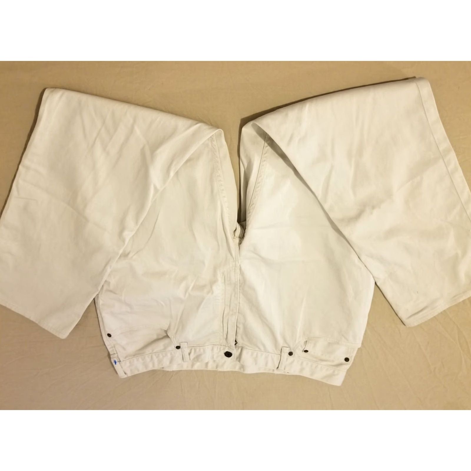 Polo Ralph Lauren Polo Ralph Lauren Jeans Slim Straight Denim 38x30 Beige Mens Stretch Regular Inseam 30 Jeans Size US M / EU 48-50 / 2 - 4 Thumbnail
