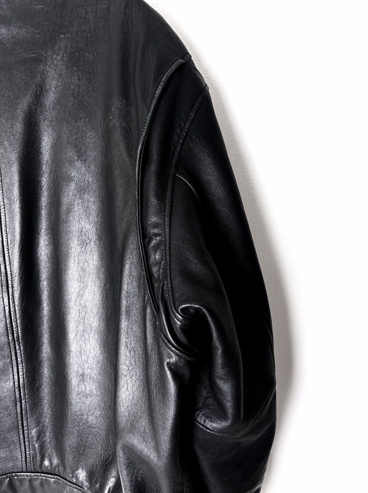 Roundtree & Yorke Roundtree & Yorke Lambskin Leather Jacket Size US XL / EU 56 / 4 - 5 Thumbnail