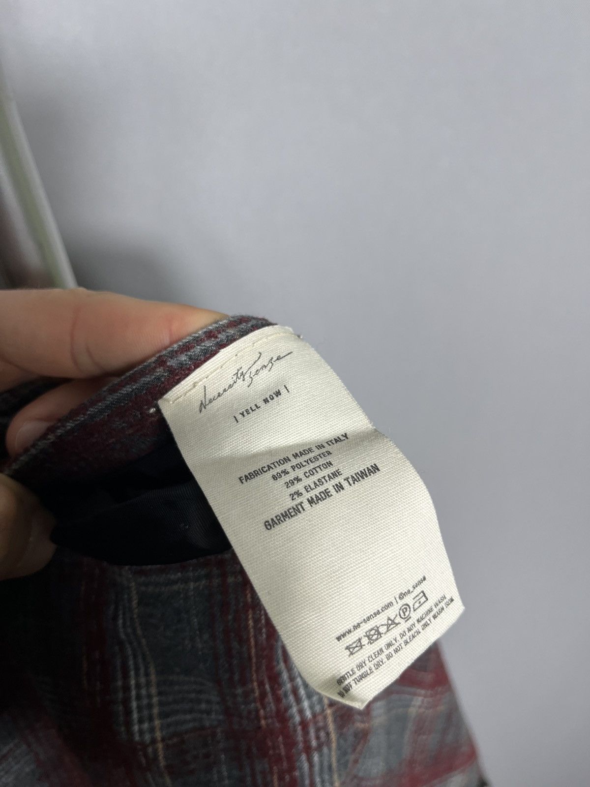 Other Check necessity sense jacket plaid tweed mens red gray zip Size US M / EU 48-50 / 2 - 8 Thumbnail