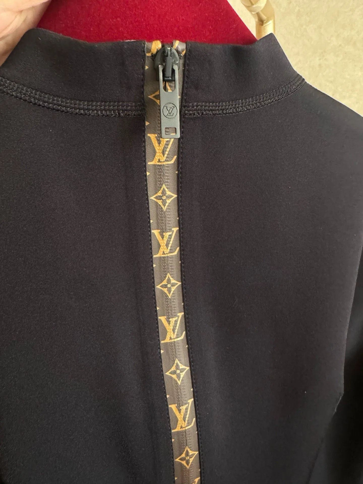 Louis Vuitton LV Short Sleeve Sheath Dress. Size XS / US 0-2 / IT 36-38 - 3 Thumbnail