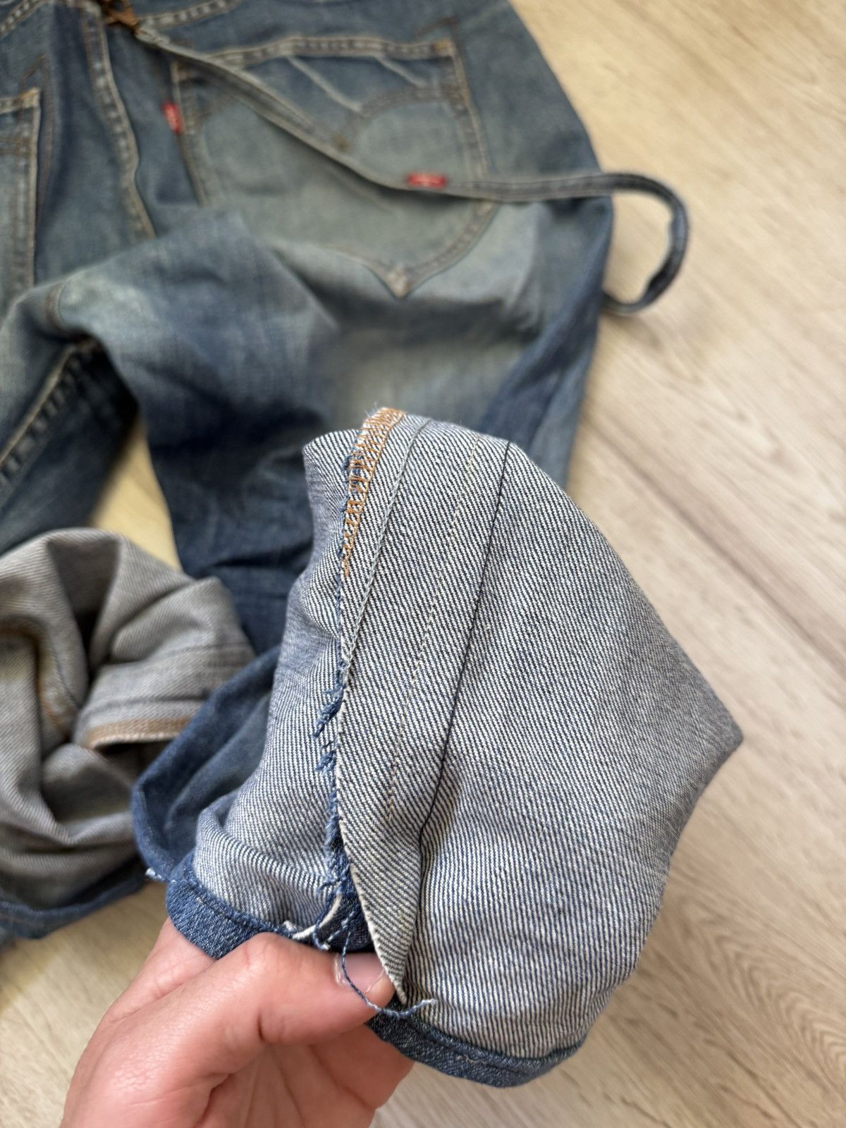 Levi's Levi’s 523 Distressed Jeans Y2K Grunge w Strap Altered Size US 34 / EU 50 - 24 Thumbnail