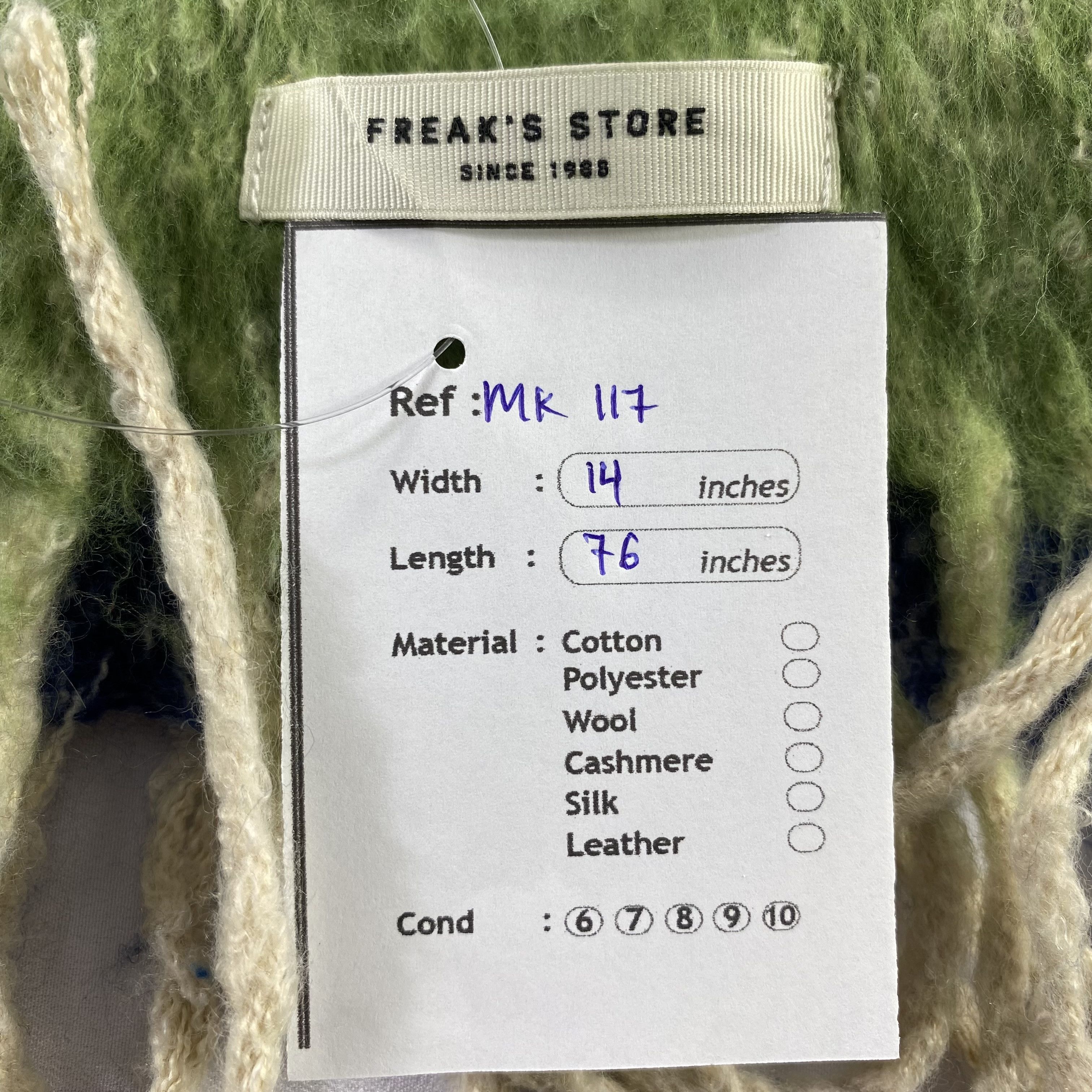 Designer × Japanese Brand Freak's Store Scarf Neck Wrap Muffler Size ONE SIZE - 6 Thumbnail