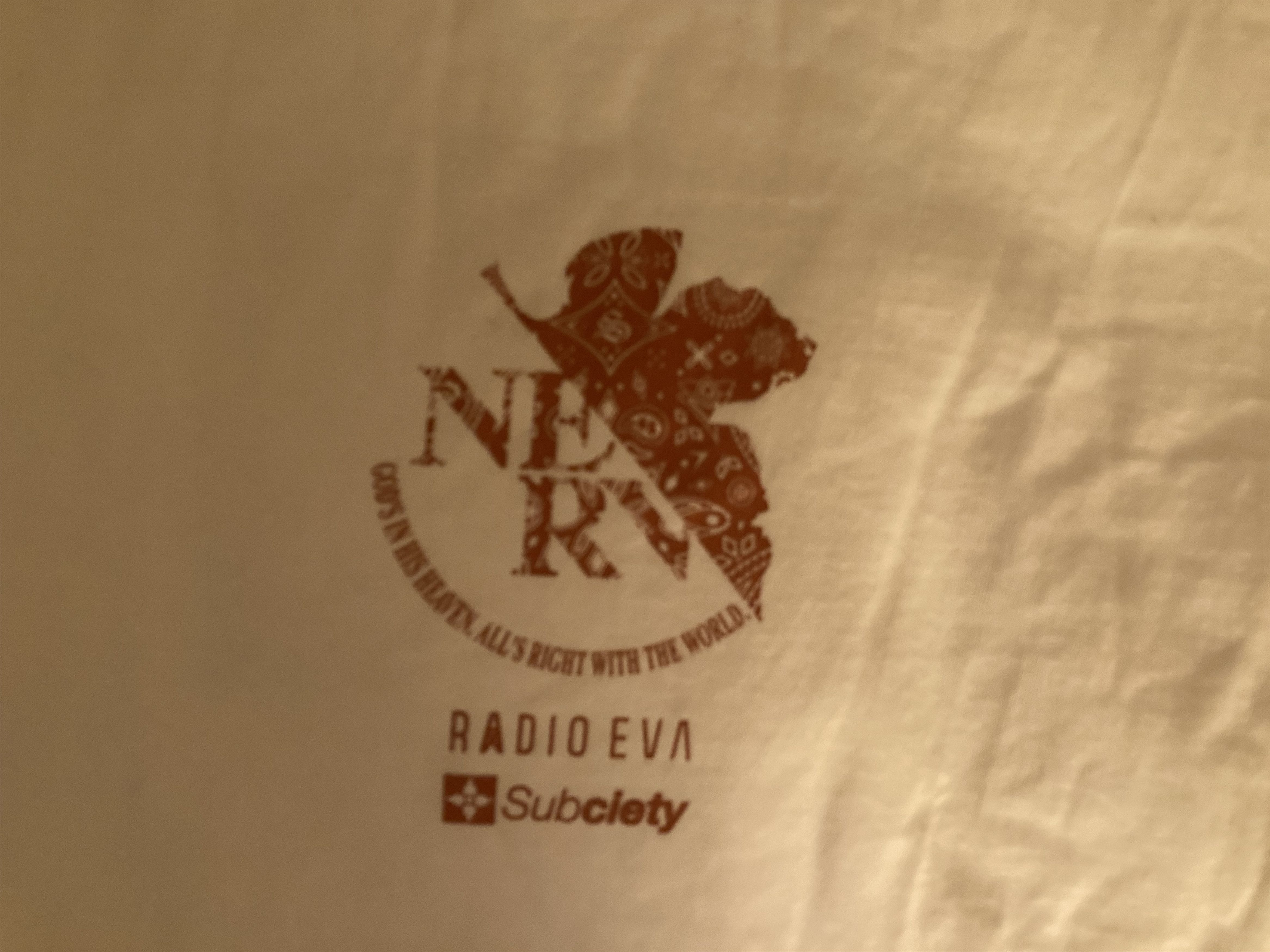 Anime Evangelion Subciety Radio Eva Asuka T-shirt Size US M / EU 48-50 / 2 - 4 Thumbnail