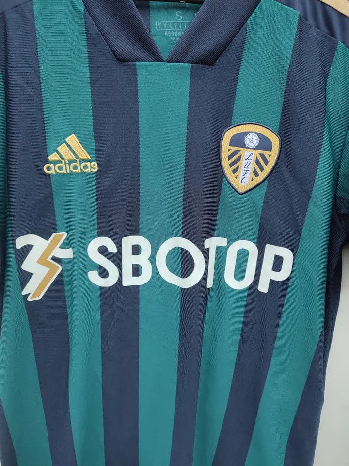 Adidas Leeds United 2020/21 away FOOTBALL Kit SHIRT SOCCER JERSEY Size US S / EU 44-46 / 1 - 7 Thumbnail