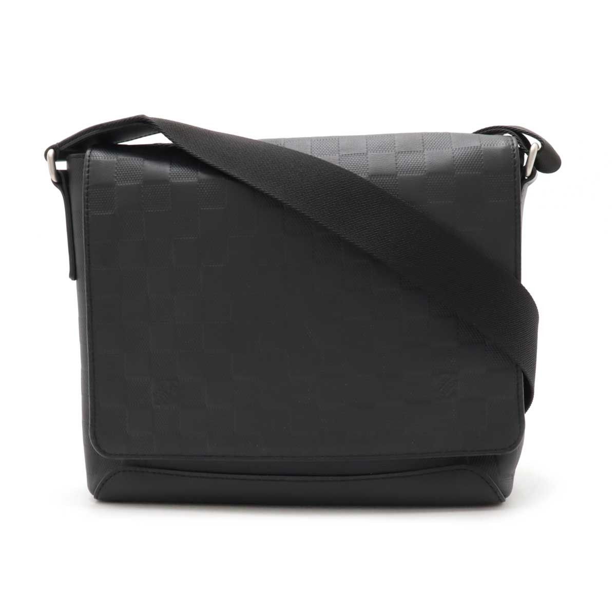 Louis Vuitton Louis Vuitton Damier Infini District Pm Shoulder Bag N41033 Leather Crossbody Bag N41033 in Black
