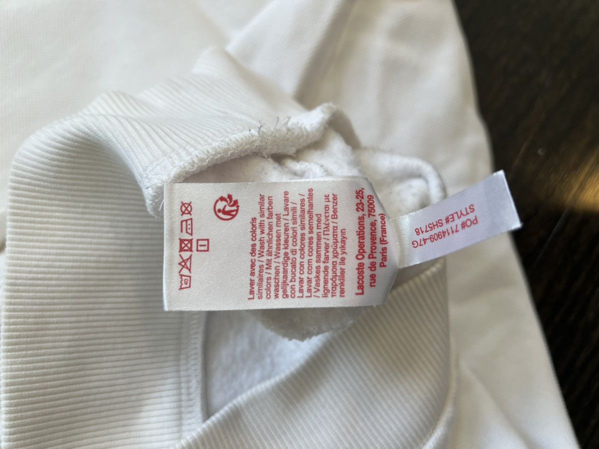 Lacoste × Supreme Supreme x Lacoste Stitched Logo Crewneck Size US M / EU 48-50 / 2 - 6 Thumbnail