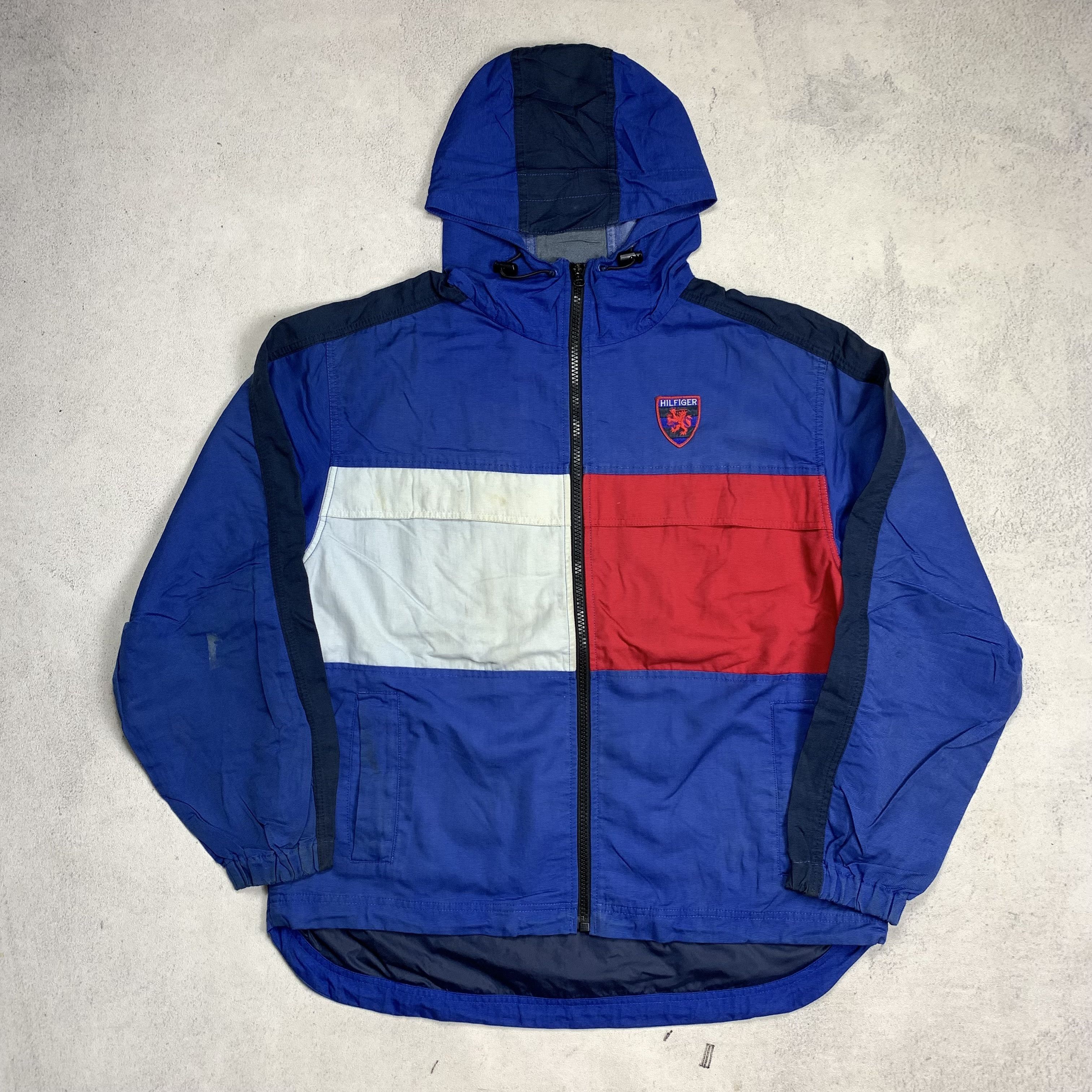 Tommy Hilfiger Vintage 90s Tommy Hilfiger Big Flag Logo Jacket Size US M / EU 48-50 / 2 - 3 Thumbnail