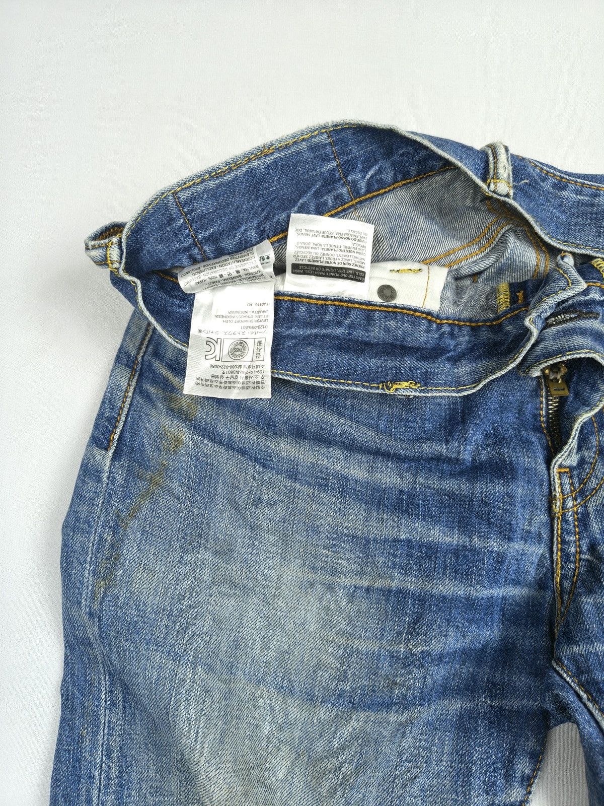 Levi's Levi’s 501 Embroidered Distressed Denim Kapital style (057) Size US 32 / EU 48 - 13 Thumbnail