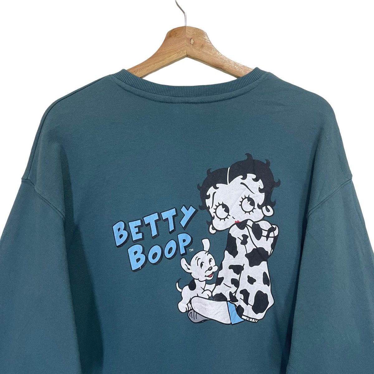 Cartoon Network Betty Boop x Denifits Big Logo Crewneck Sweatshirt Size US M / EU 48-50 / 2 - 4 Thumbnail