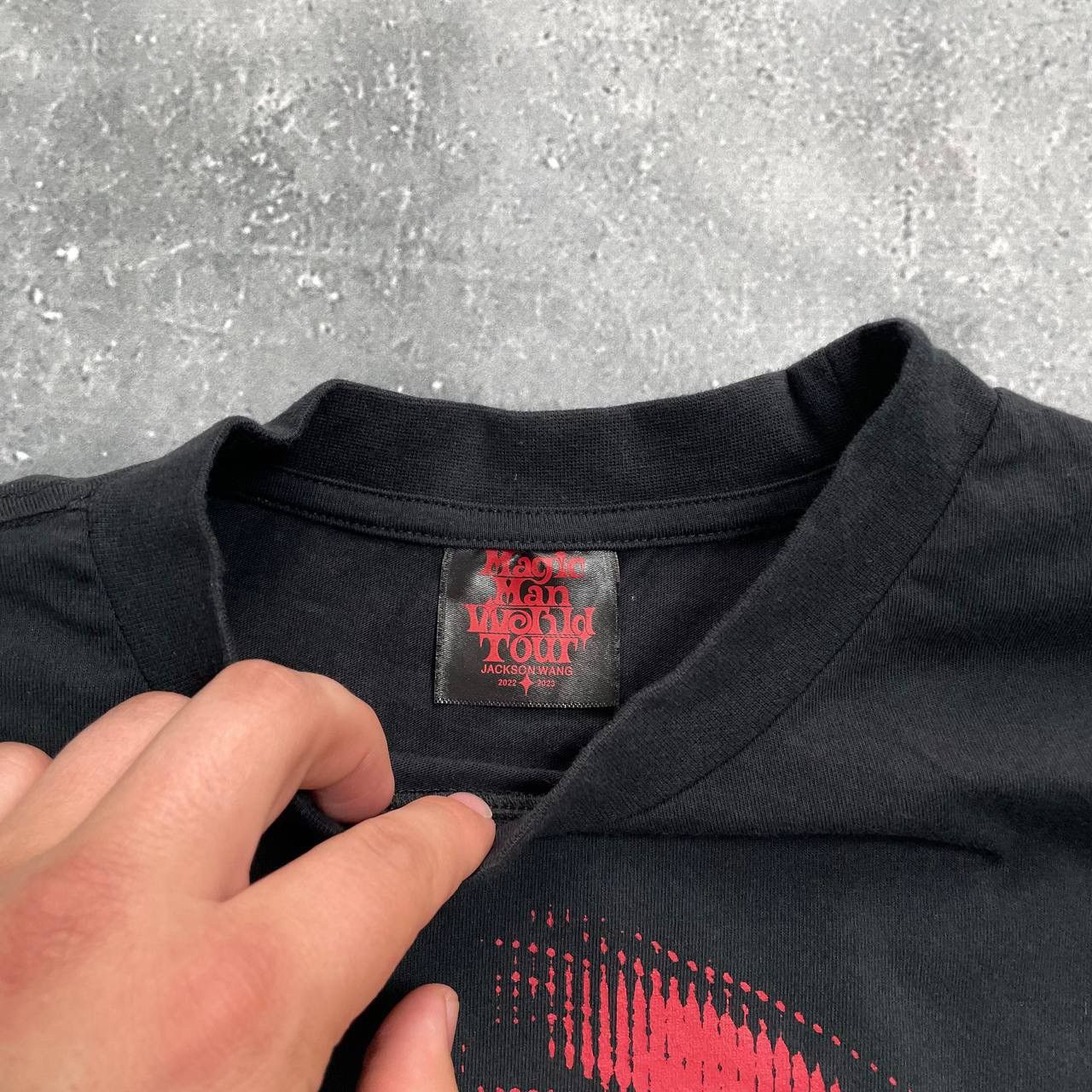 Band Tees Magic Man World Tour Jackson Wang 2022/ 2023 T Shirt Black Size US XL / EU 56 / 4 - 6 Thumbnail