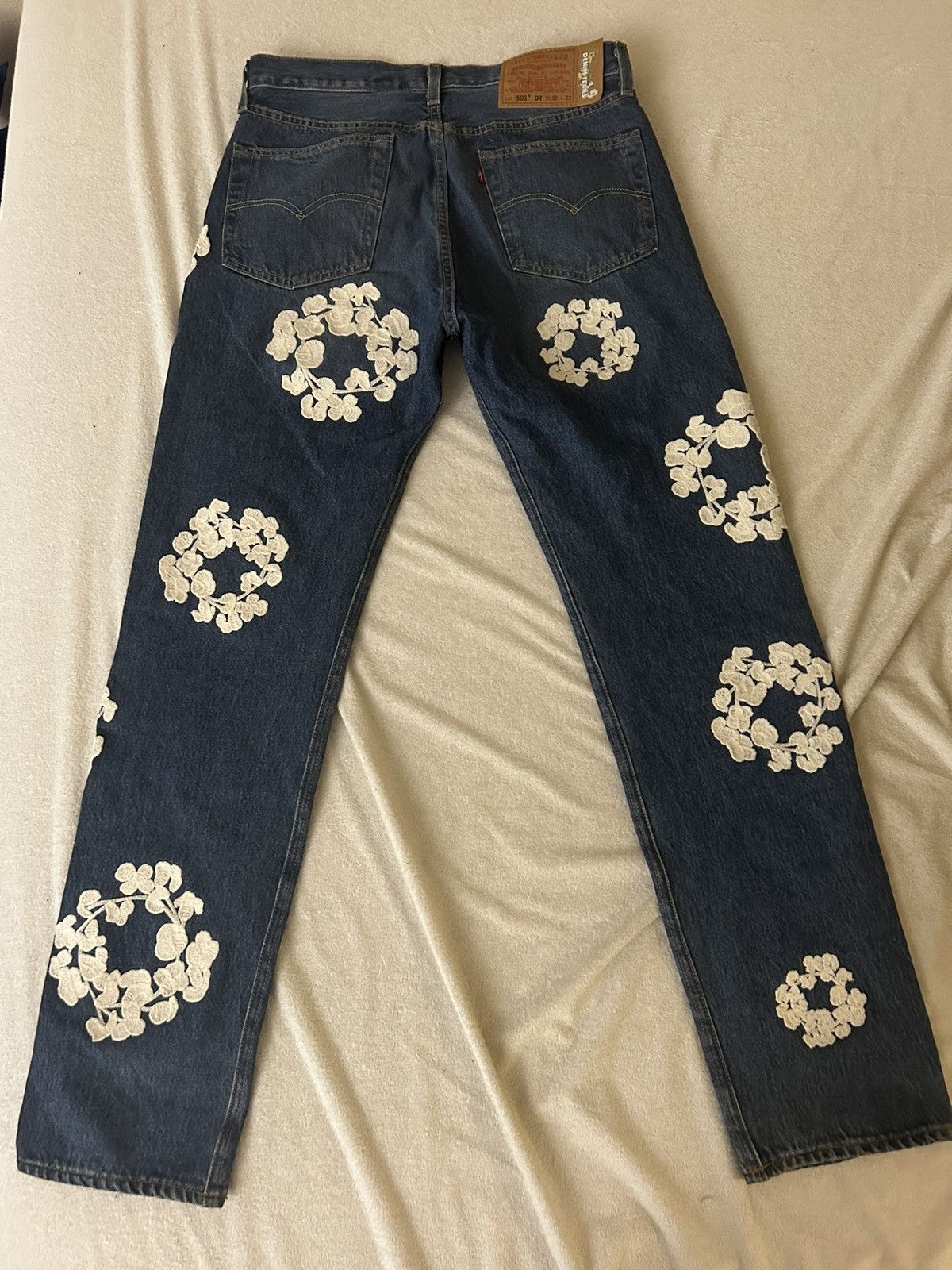 DENIM TEARS × Levi's Denim Tears Levi’s Chain Stitched Denim 32x32 Size US 32 / EU 48 - 2 Thumbnail
