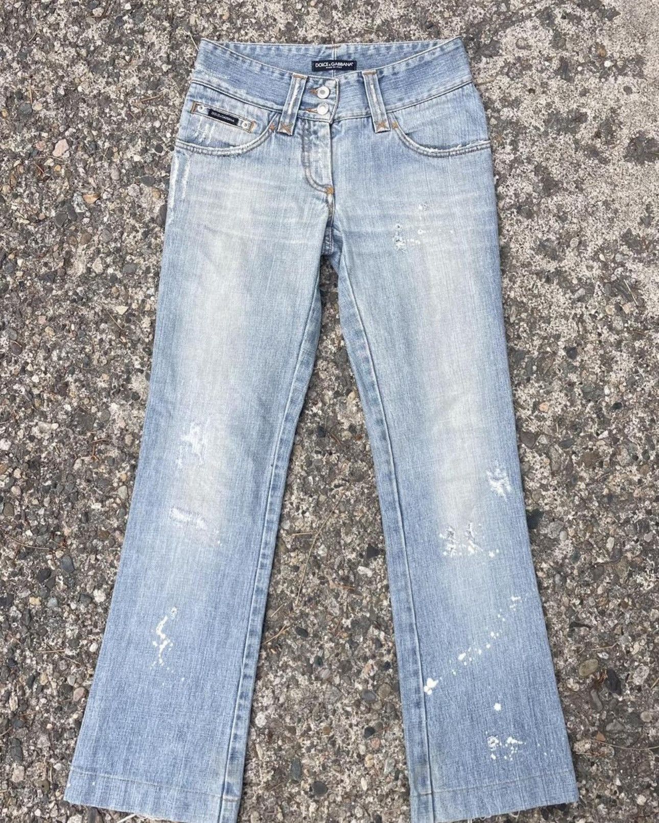 Dolce & Gabbana Dolce & Gabbana Hollywood Cowboy Jeans Size 26" / US 2 / IT 38 - 2 Thumbnail