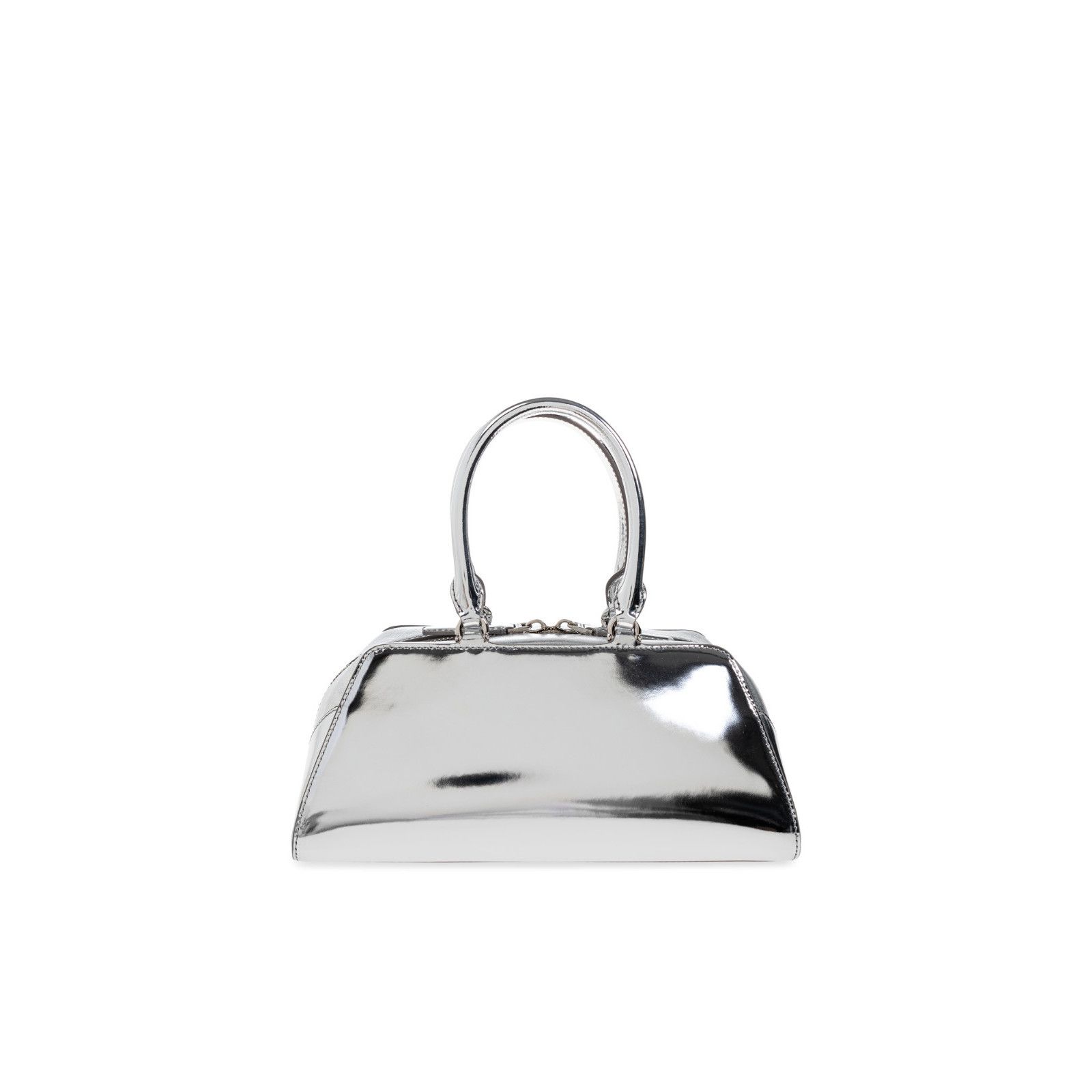 Givenchy GIVENCHY Small Antigona Metallic Silver Leather Top Handle B Size ONE SIZE - 2 Thumbnail