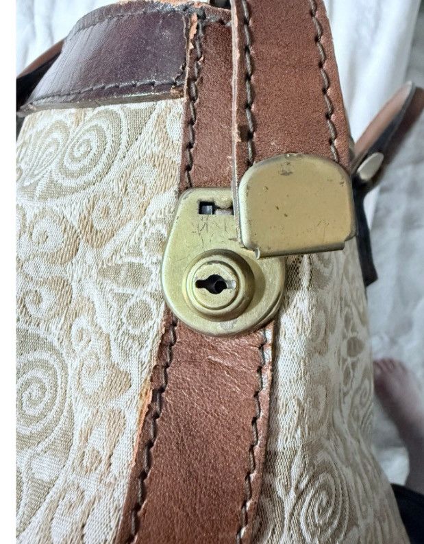 Other Rare VTG Lamprom Paisley Jacquard & Leather Travel Tote Bag Size ONE SIZE - 8 Thumbnail