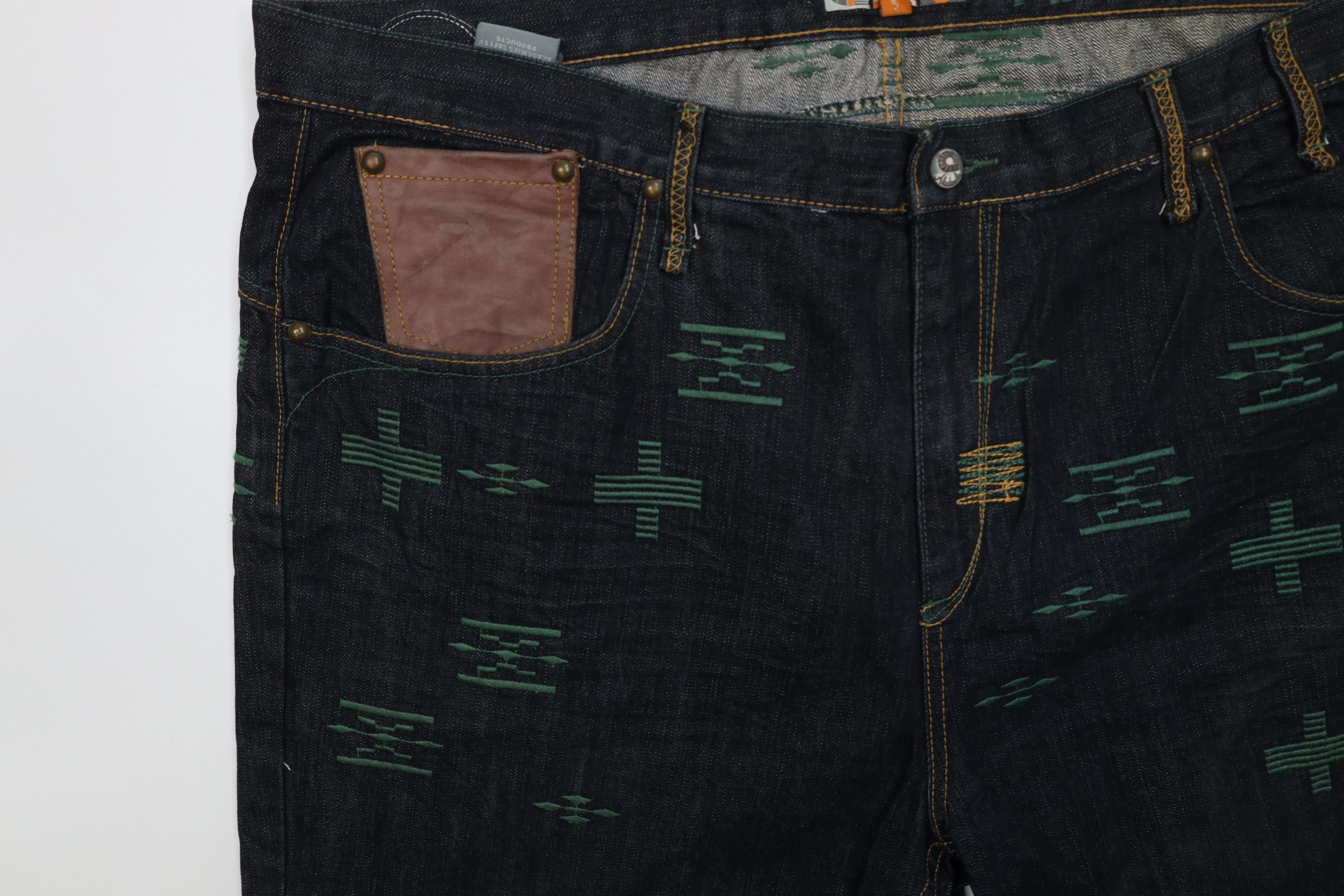 Vintage Vintage Y2K Streetwear Southwestern Baggy Wide Leg Jeans Size US 42 / EU 58 - 7 Thumbnail