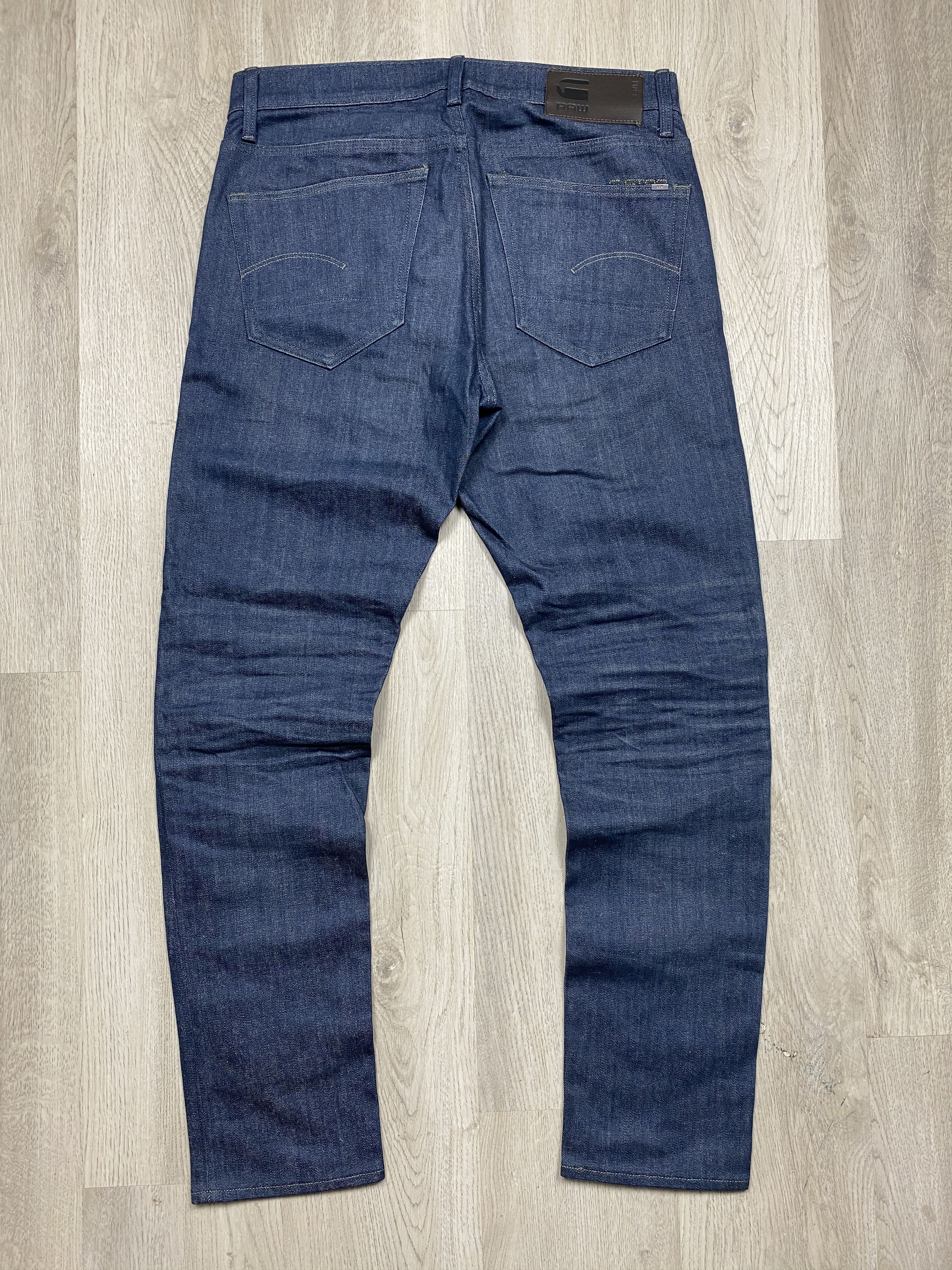 G-Star G Star Raw 3301 Slim Mens Denim Pants Jeans Size US 32 / EU 48 - 1 Thumbnail