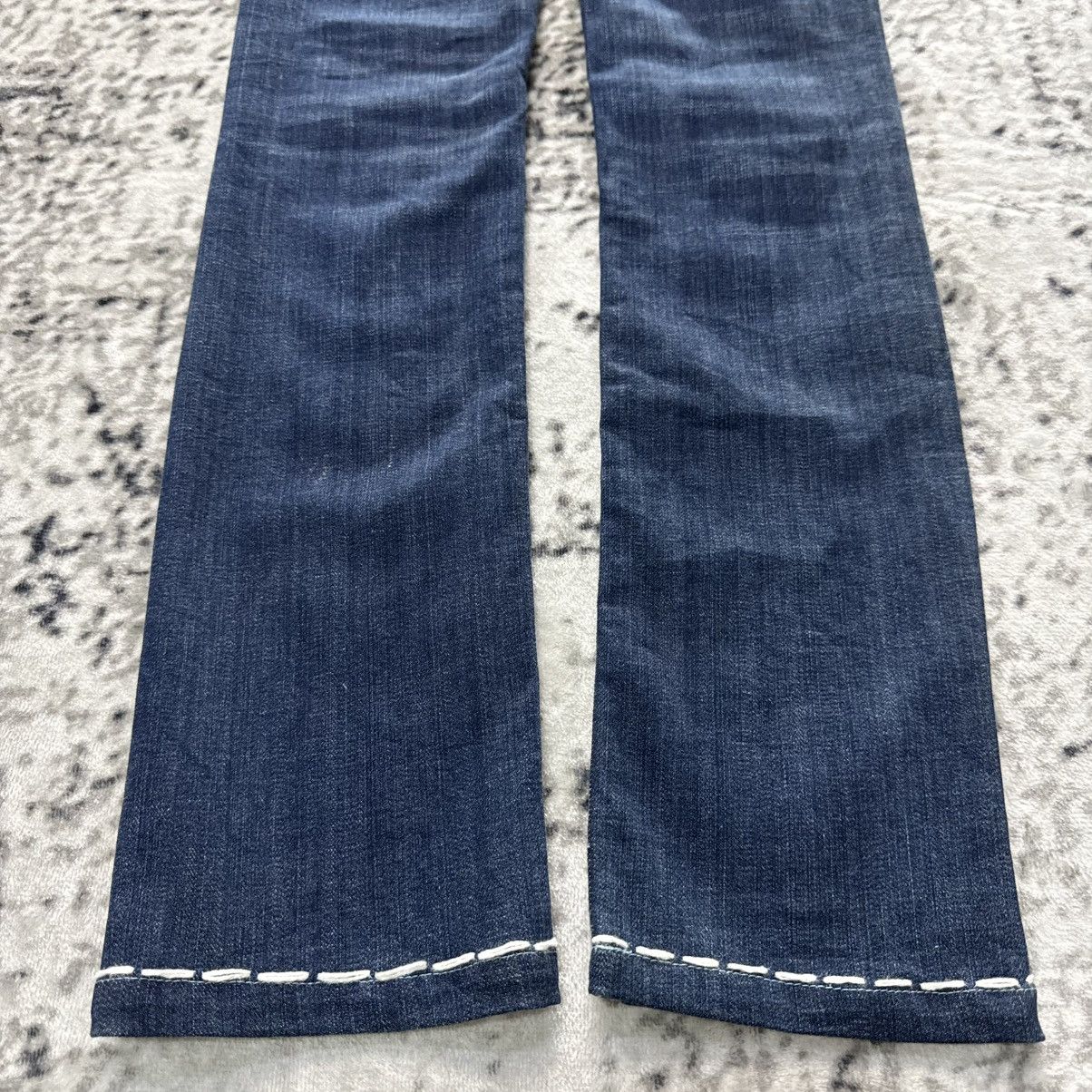 Japanese Brand Cycle Japan Embroidered Bold Stitch Studded Skinny Jeans Size 26" / US 2 / IT 38 - 9 Thumbnail