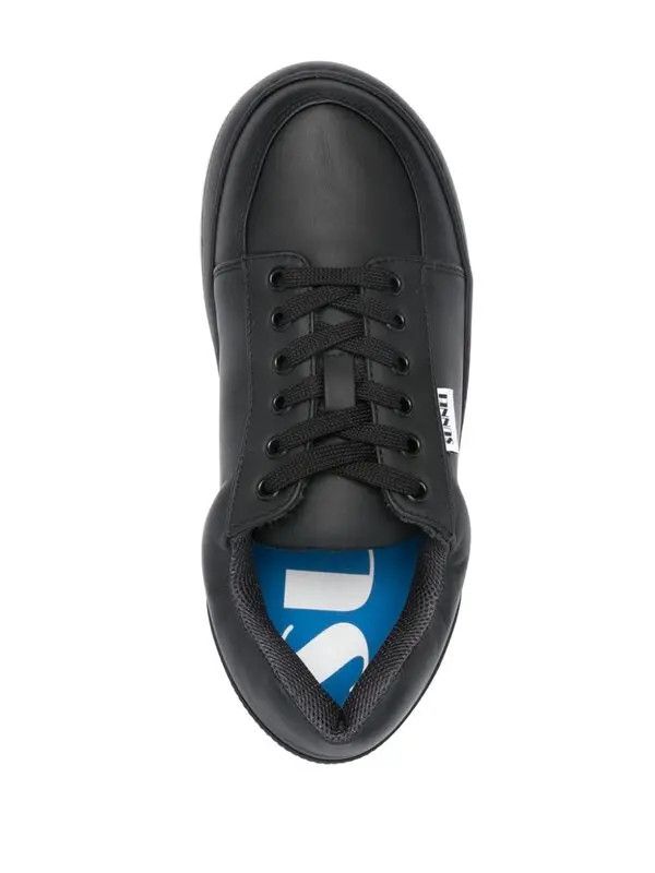 Sunnei o1mle1025 Unisex Dreamy Leather Shoes in Black Size US 5 / EU 37 - 4 Thumbnail