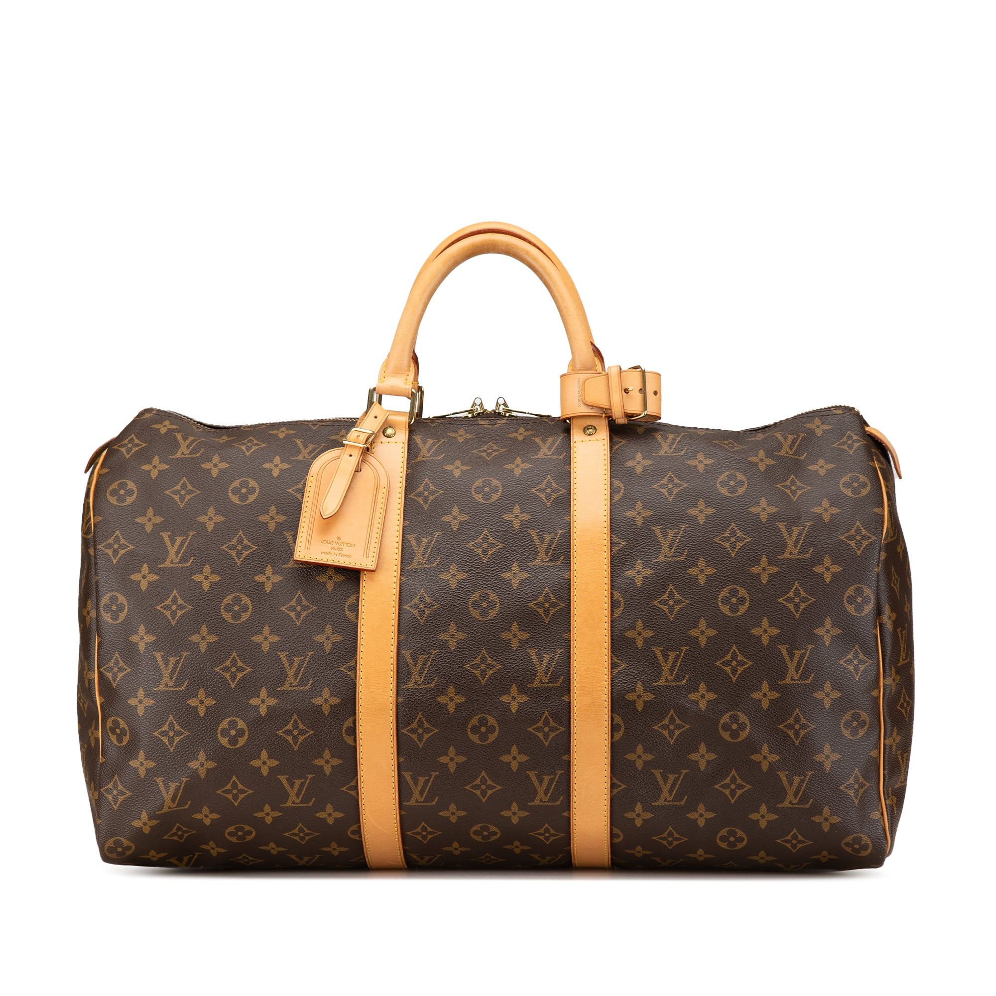 Louis Vuitton Louis Vuitton Monogram Keepall 50 Brown Size ONE SIZE - 1 Thumbnail