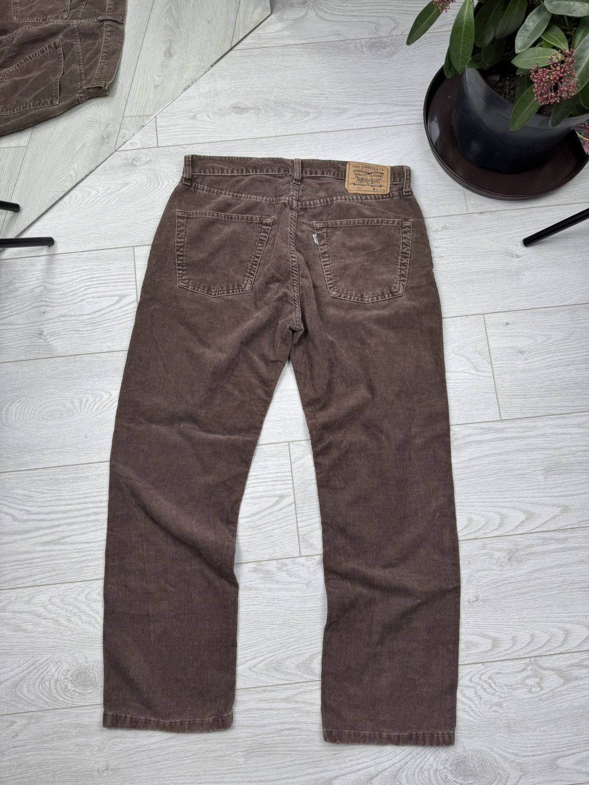Levi's Levis 90s Vintage Velvet Brown Denim Pants Size US 34 / EU 50 - 1 Thumbnail