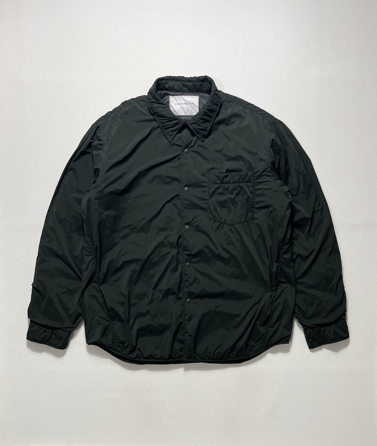 Beams Plus Customellow Shirt Type Lightweight Down Jumper Jacket Green Size US M / EU 48-50 / 2 - 1 Thumbnail