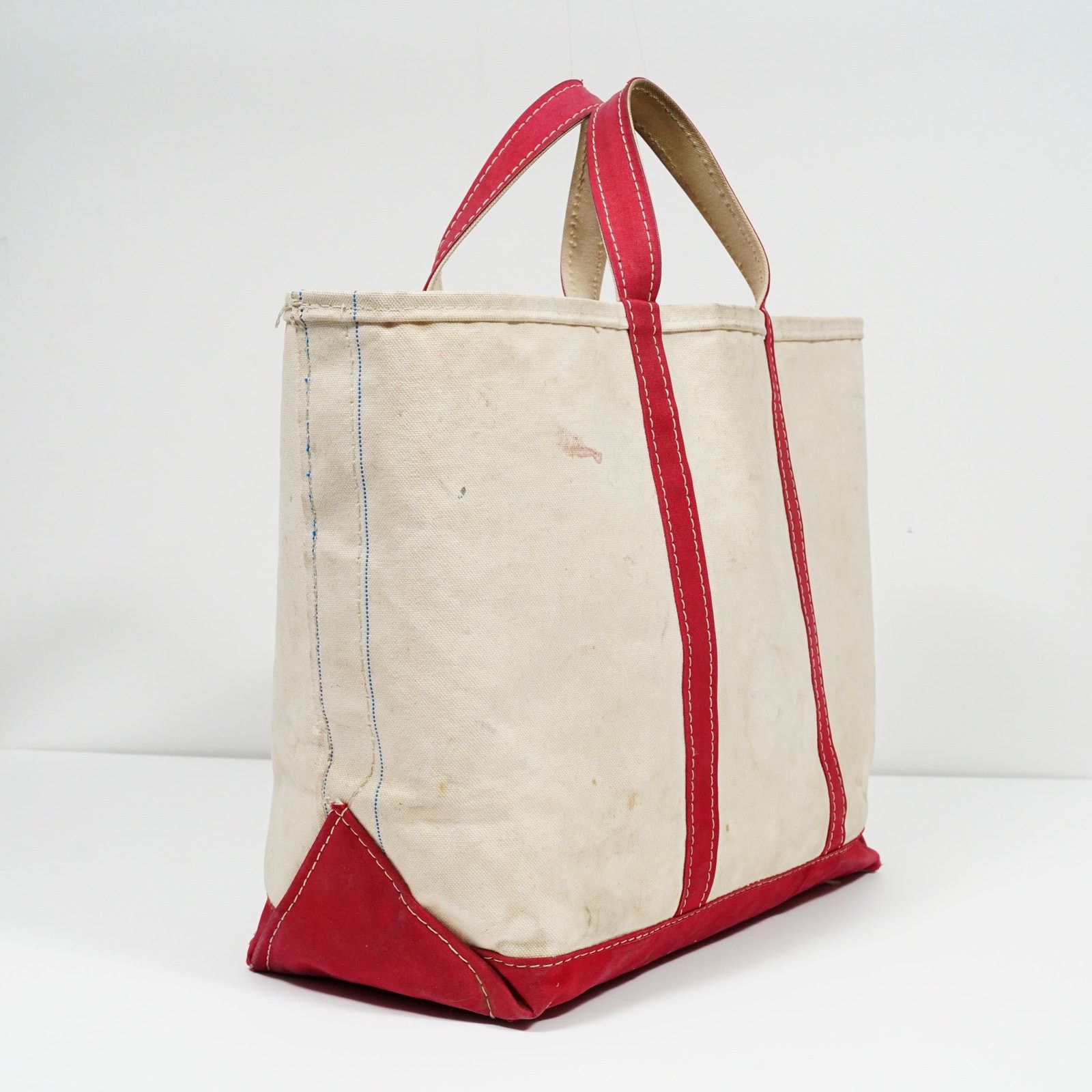 L.L. Bean Vintage 1980s L.L. Bean Boat and Tote Canvas Bag USA Rare Size ONE SIZE - 3 Thumbnail