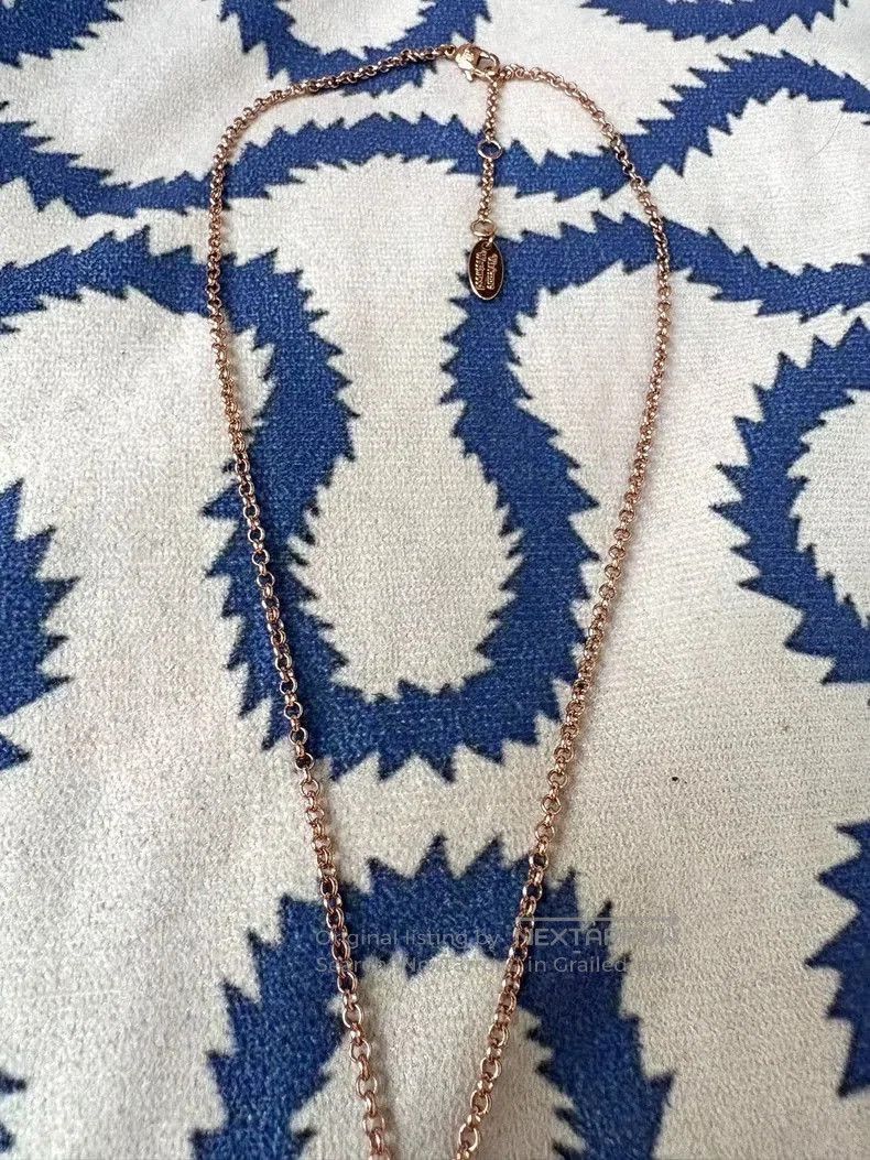 Vivienne Westwood Vivienne Westwood Rose Gold Saturn Necklace. Size ONE SIZE - 5 Thumbnail