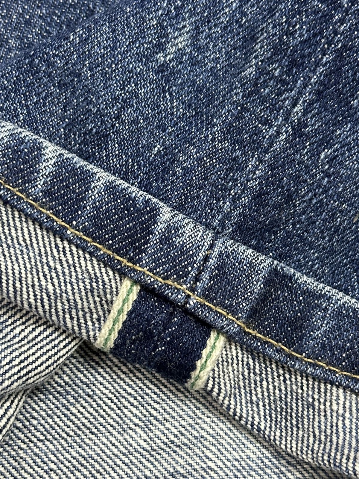 Japanese Brand Vintage Paul Smith Selvedge Faded Mud Wash Style Jeans Size US 31 - 11 Thumbnail