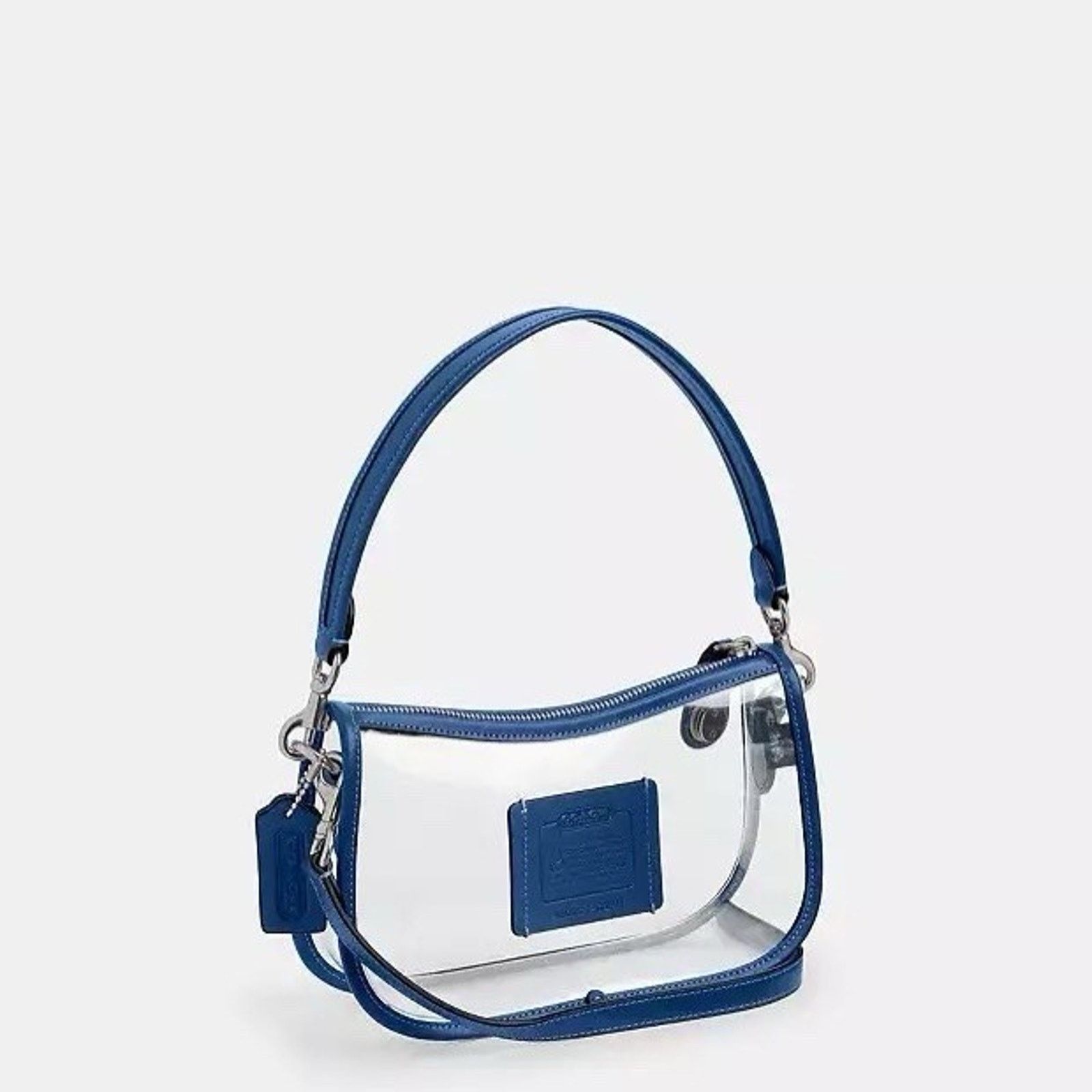Coach NWT Coach Stadium Swinger Bag Clear Dust Bag CBH13 True Blue Size ONE SIZE - 4 Thumbnail