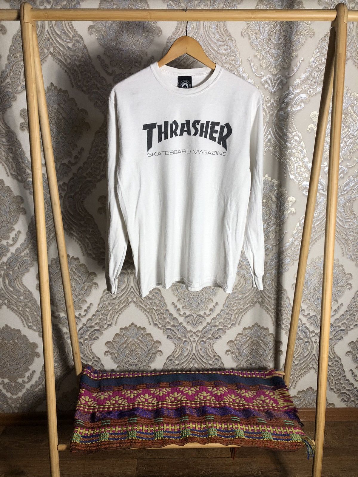 Thrasher VERY RARE THRASHER SKATEBOARD MAGAZINE LONG SLEEVE Y2K 90s Size US M / EU 48-50 / 2 - 1 Thumbnail