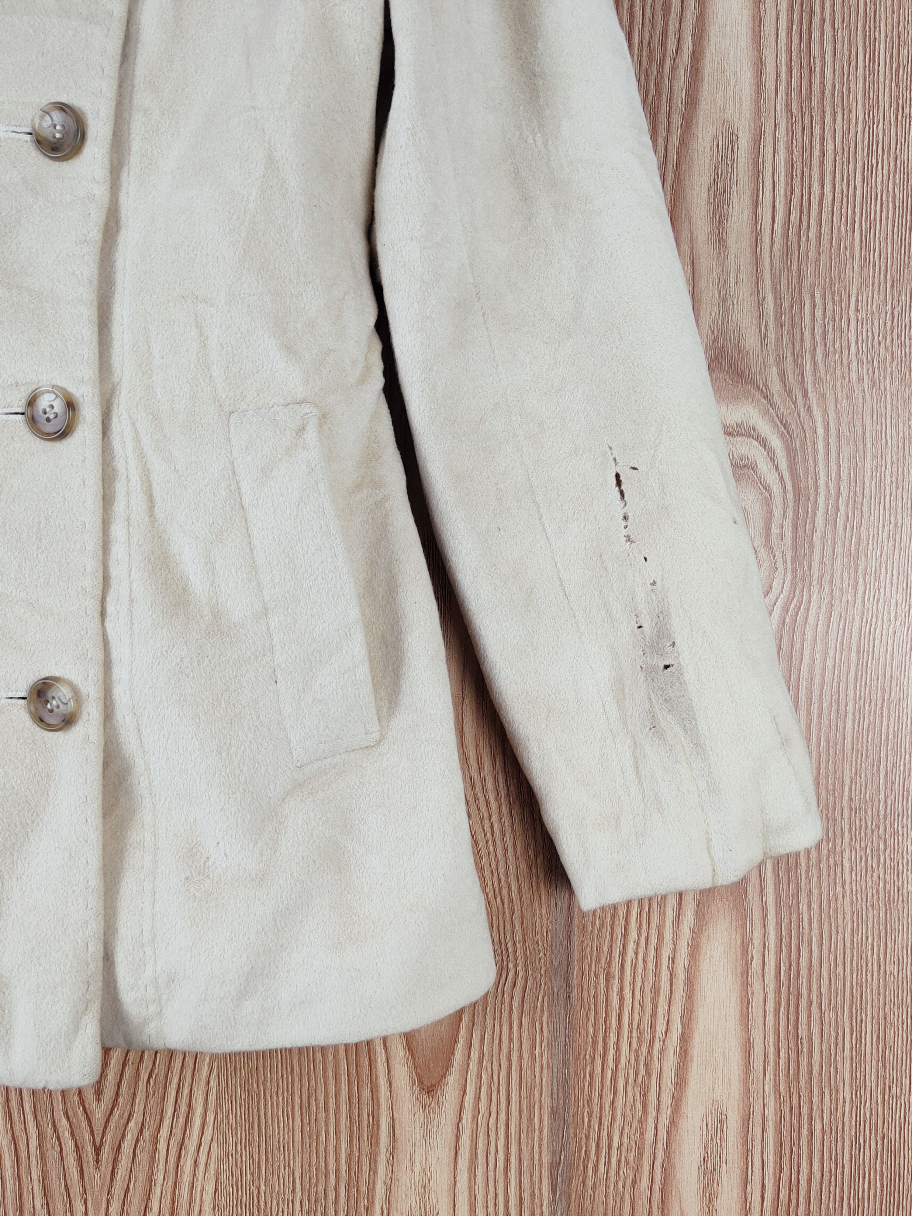 Japanese Brand × Vintage Cool Luxury Design by Multi Mix Cream Jackets Size S / US 4 / IT 40 - 9 Thumbnail