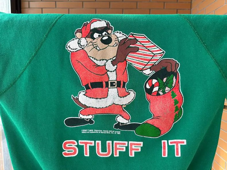 Vintage Sweatshirt 1992 Warner 2505-Nextarrow Size US XL / EU 56 / 4 - 4 Thumbnail