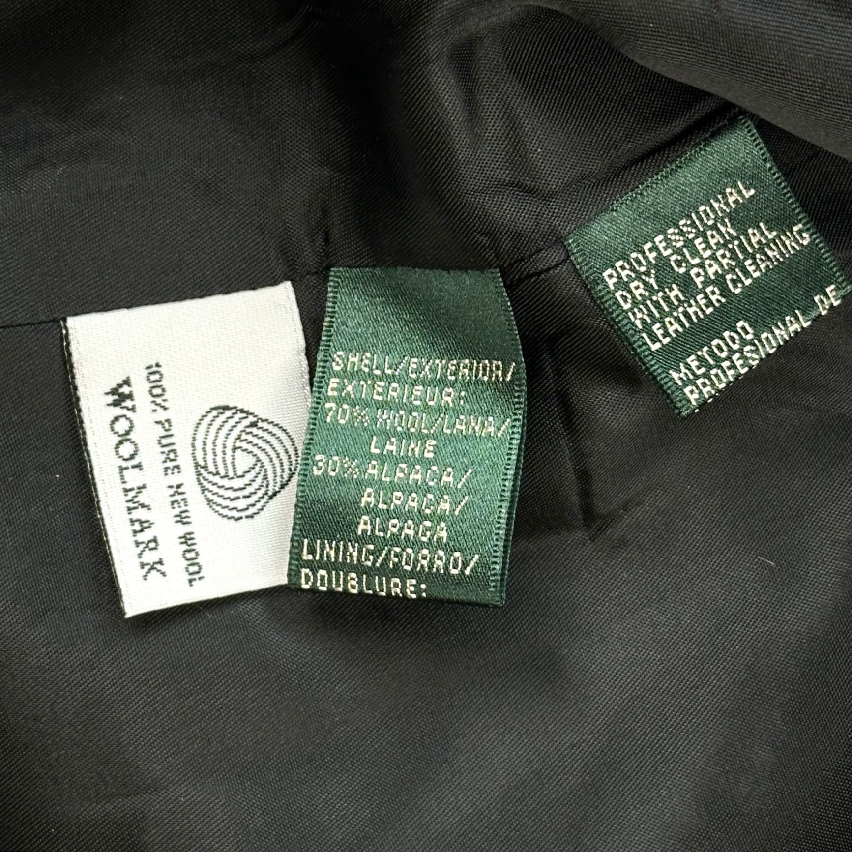 Ralph Lauren Lauren Ralph Lauren Jacket Women's 12 Gray Herringbone Wool Alpaca Full Zip Size XL / US 12-14 / IT 48-50 - 7 Thumbnail