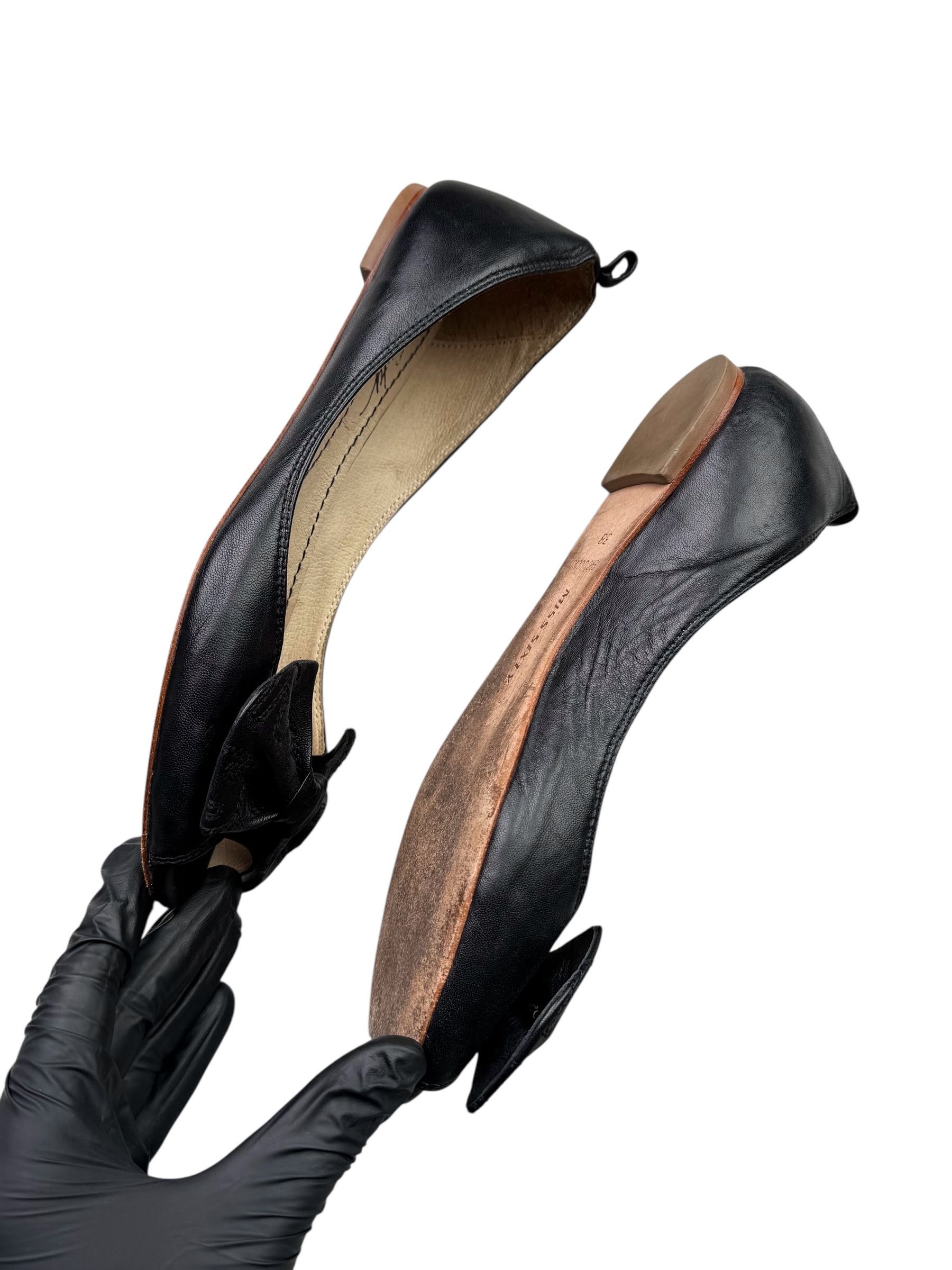 Miss Sixty Miss Sixty Vintage Leather Ballets (D10) Size US 8 / IT 38 - 3 Thumbnail