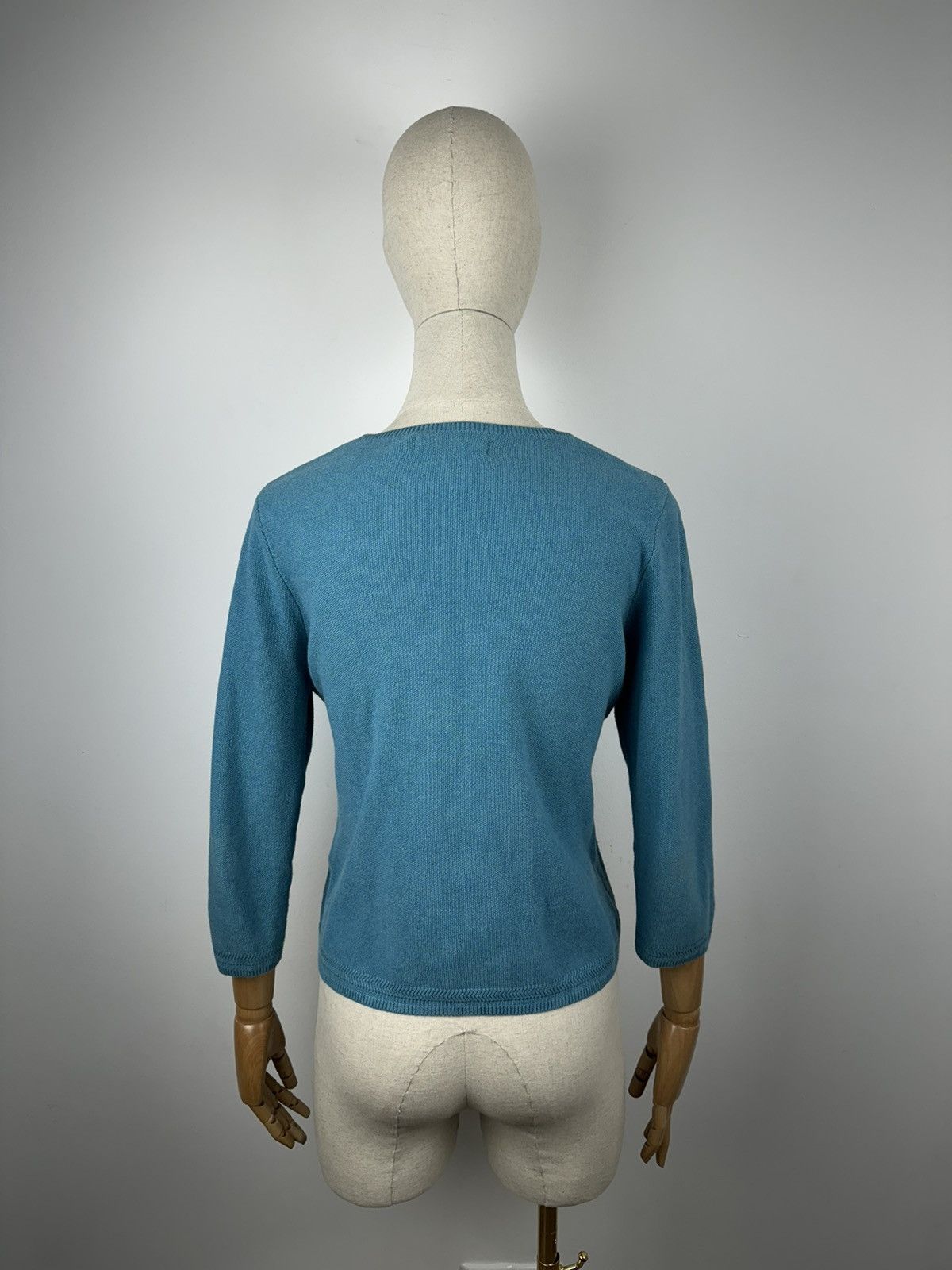Japanese Brand Women’s Seasalt Cornwall Blue Cardigan Sweater size 12 Size XL / US 12-14 / IT 48-50 - 4 Thumbnail