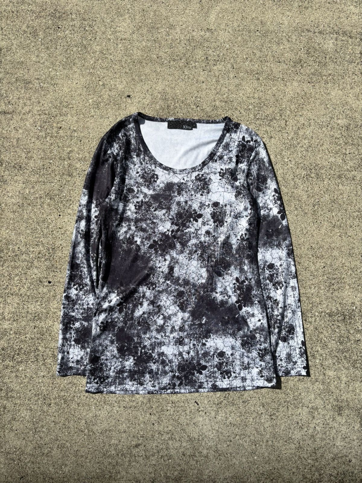 Other XFRM Visual Kei Jap Grunge Painted Fauna Washed Longsleeve Size US M / EU 48-50 / 2 - 1 Thumbnail
