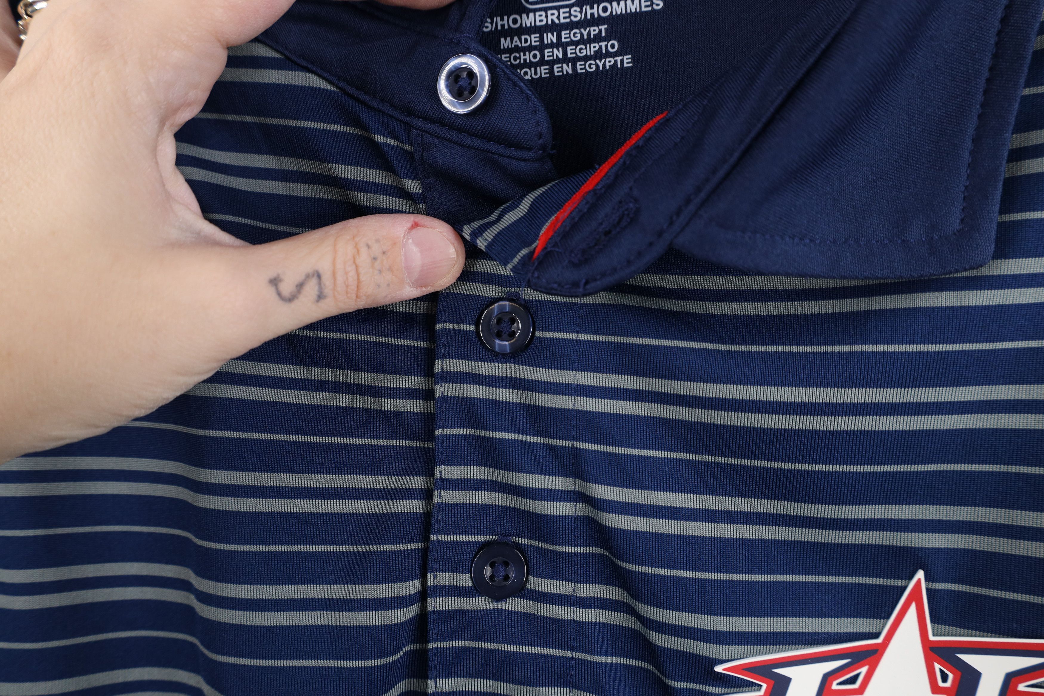 Majestic Majestic Baseball Classic Team USA Striped Golf Polo Shirt Size US L / EU 52-54 / 3 - 6 Thumbnail